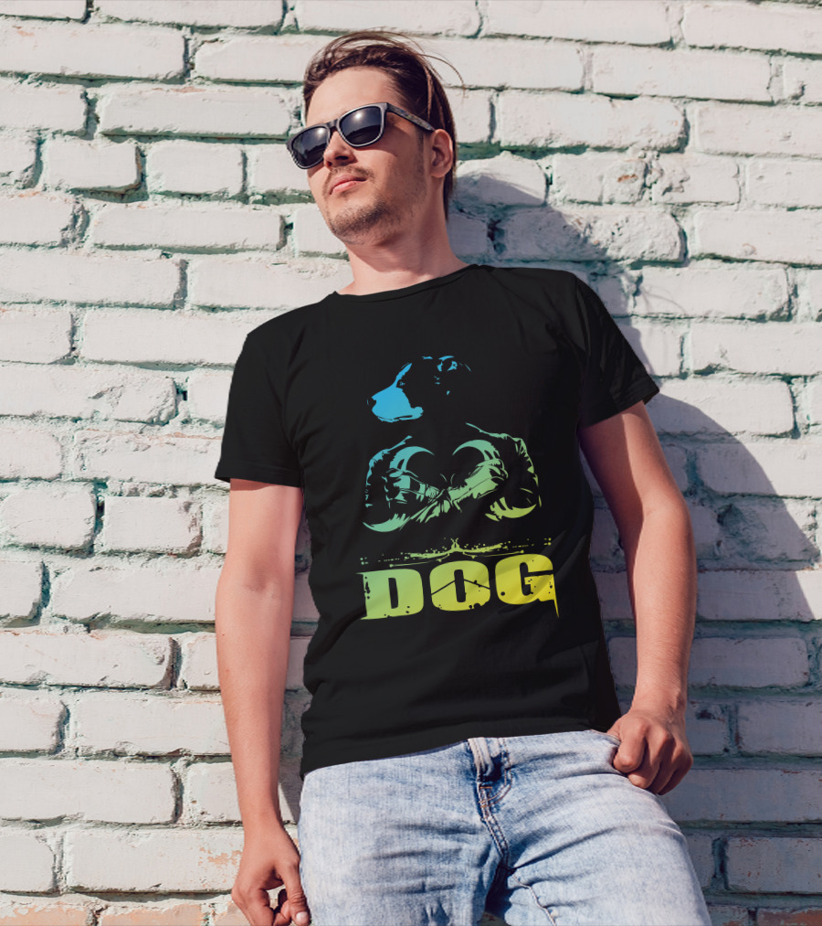 Boxing Dog Glove Fighter T-Shirt