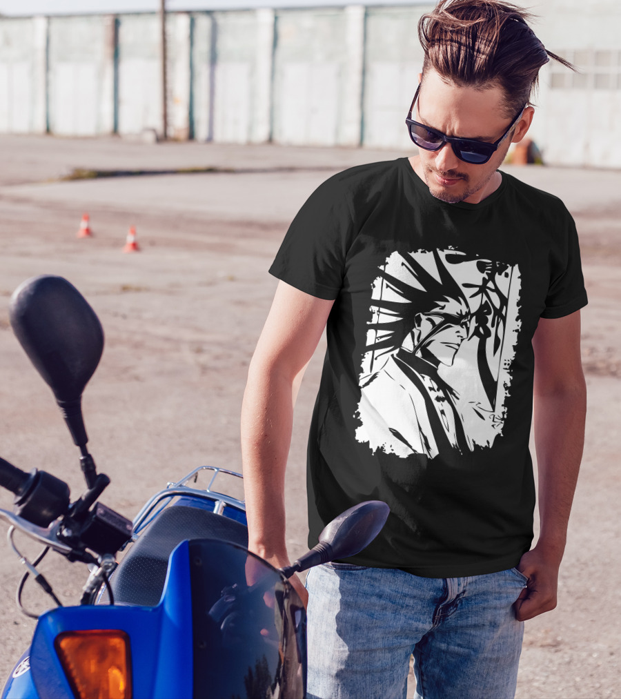 Captain Of The 11th Division Kenpachi Zaraki Bleach Manga T-Shirt