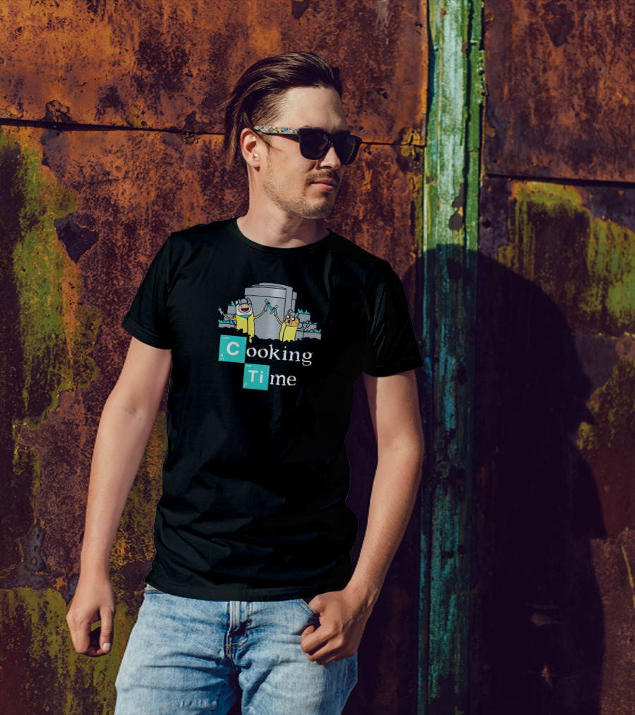 Cooking Time Elements Adventure Chemistry Cartoon Tower T-Shirt