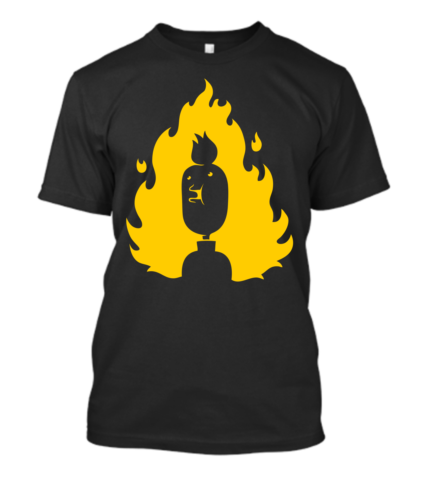 Dark Porfo Flame Head Yellow Blaze T-Shirt