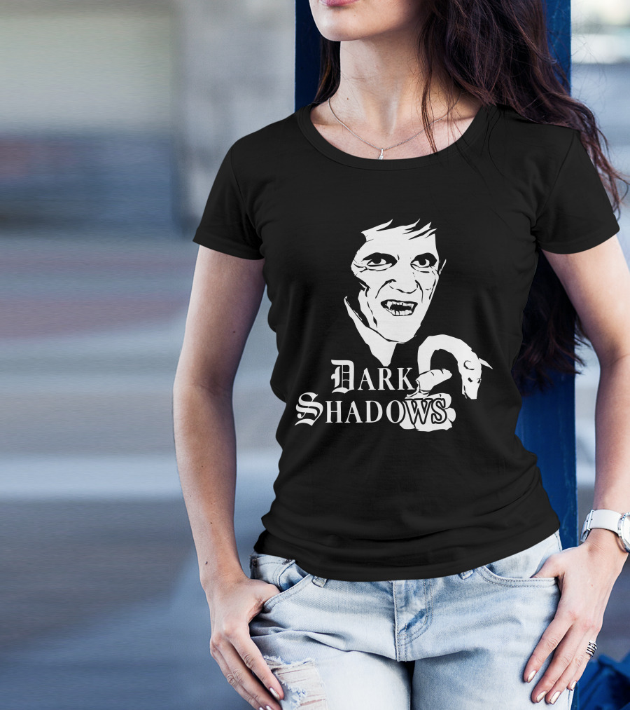 Dark Shadows Vampire Barnabas Collins Retro Gothic T-Shirt