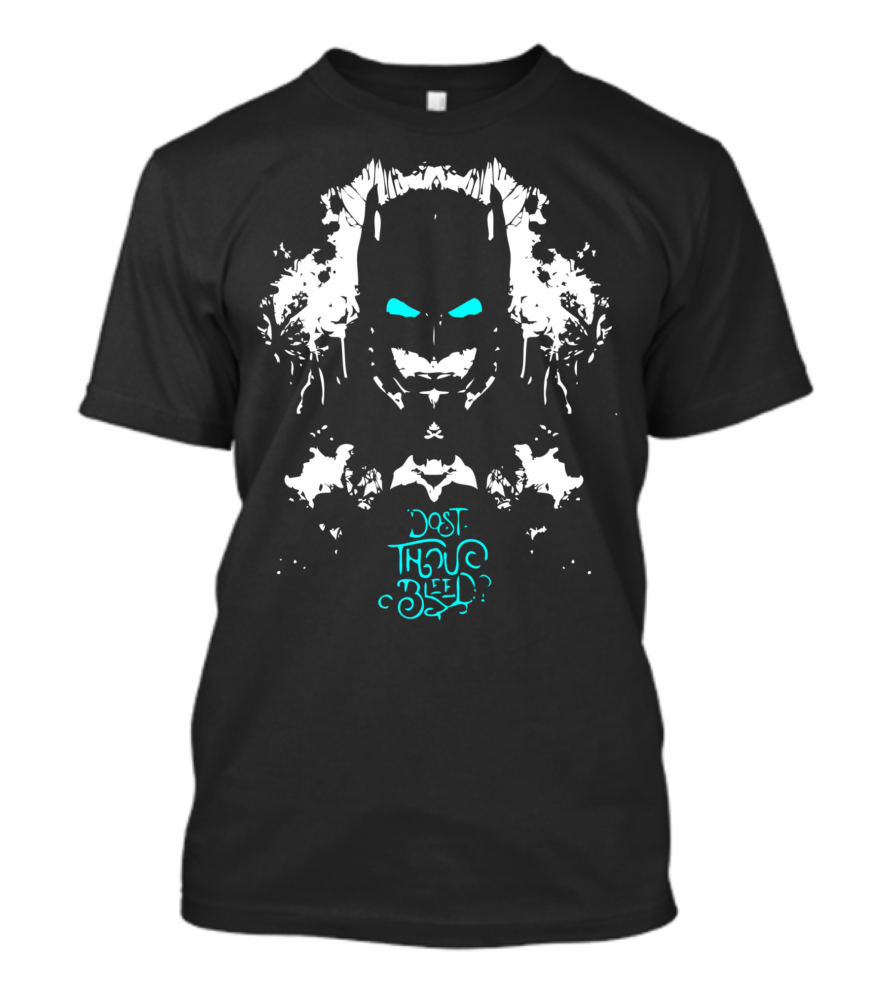 Dost Thou Bleed Batman Rorschach Inkblot T-Shirt