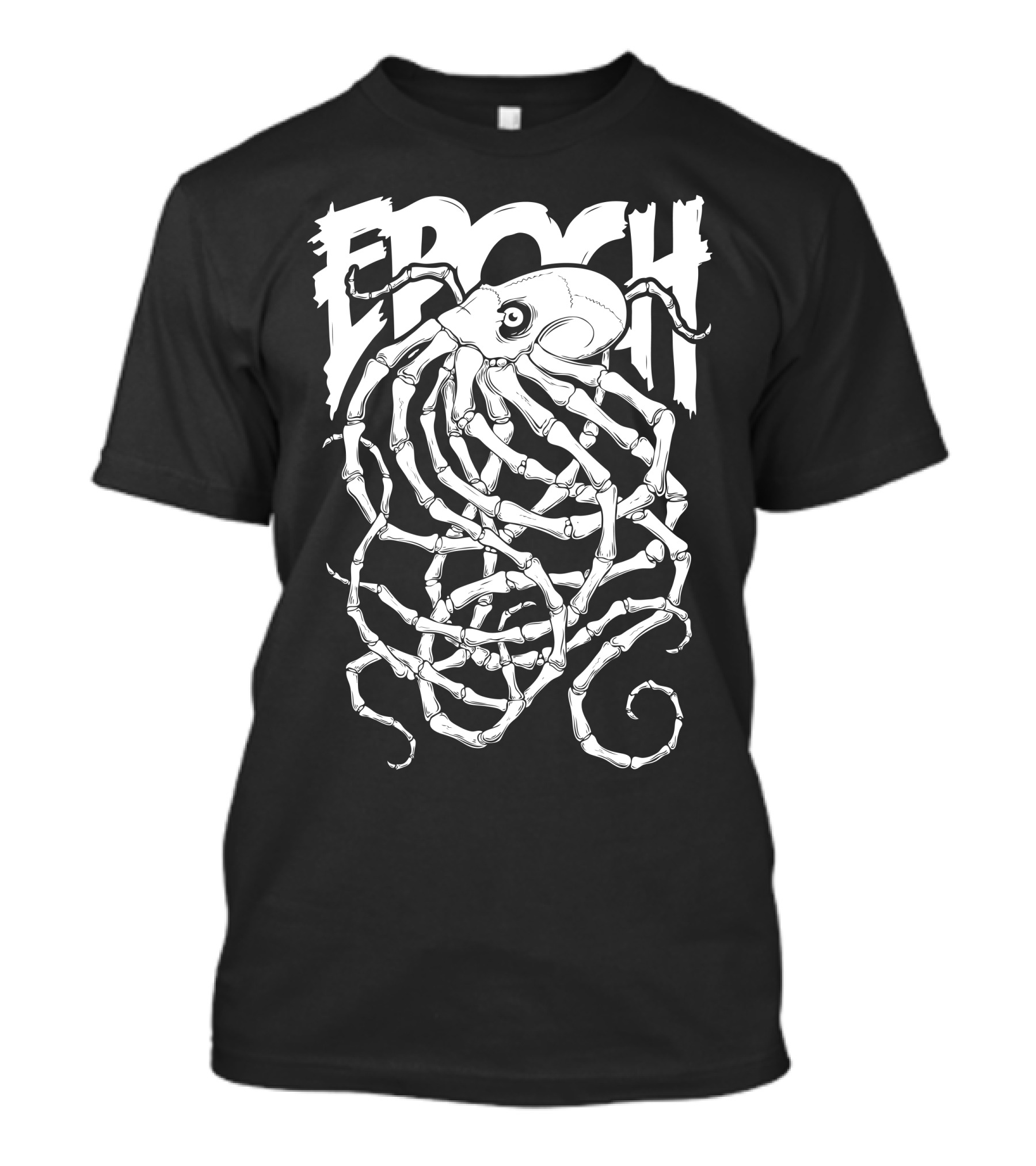 Epoc Octopus Skull Skeleton Tentacles T-Shirt