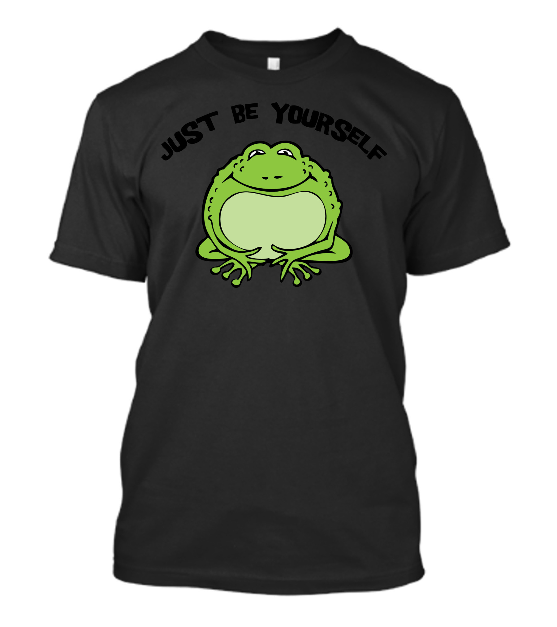 Frog Just Be Yourself Green Happiness T-Shirt