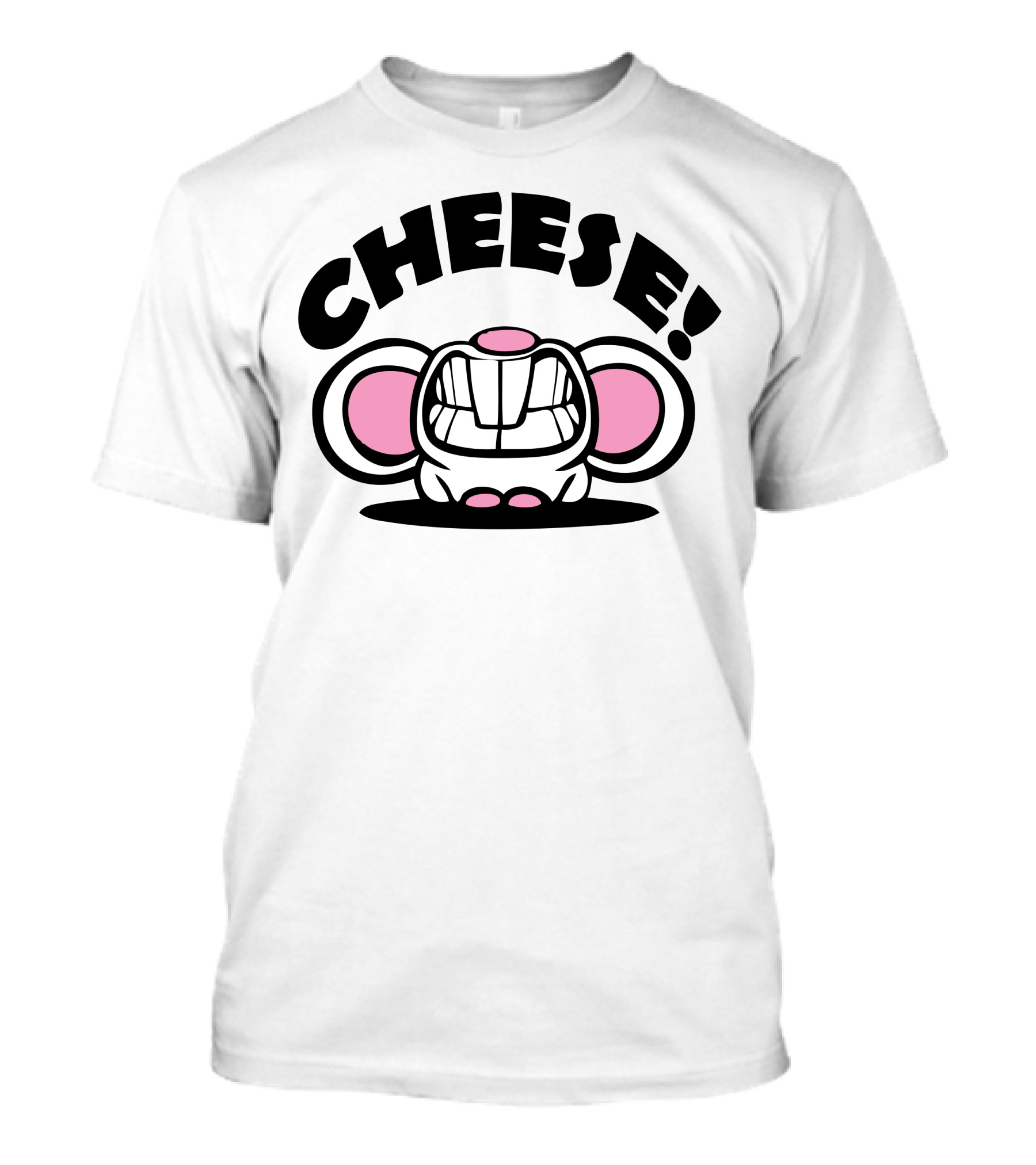 Cheese Funny Mouse With Big Smile T-Shirt