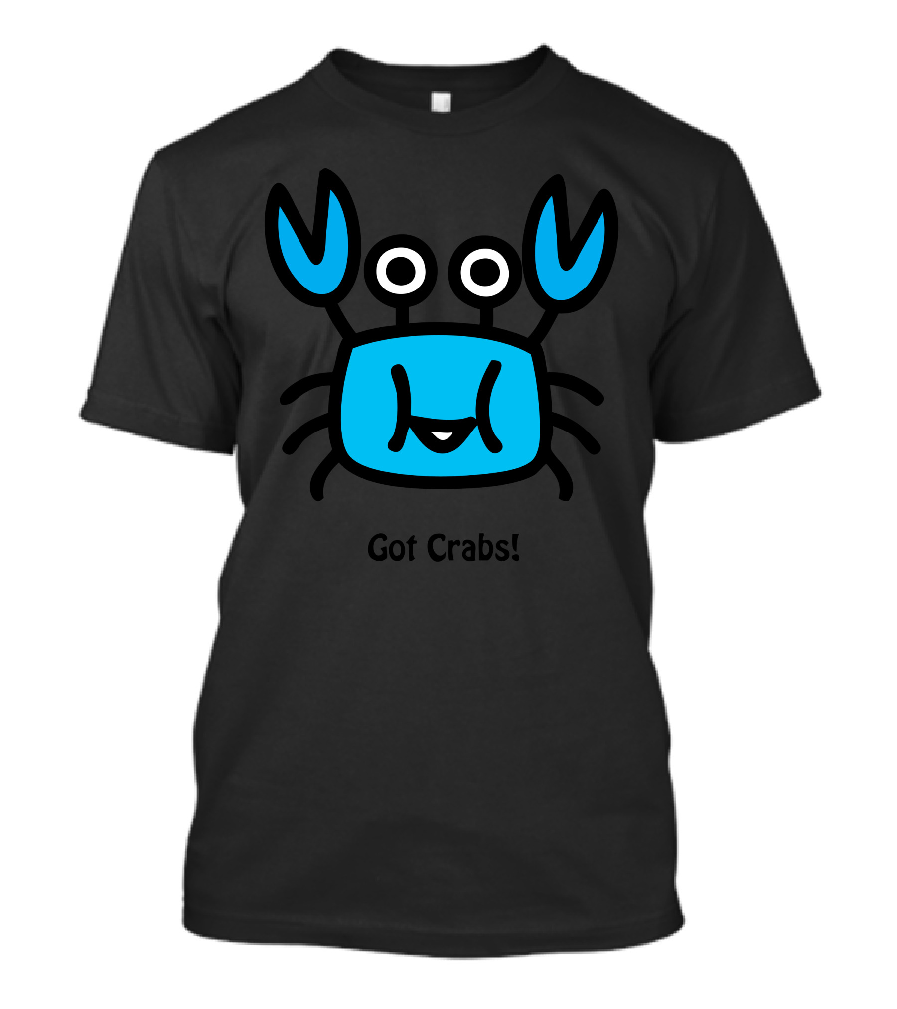 Got Crabs Cute Blue Cartoon Crab T-Shirt