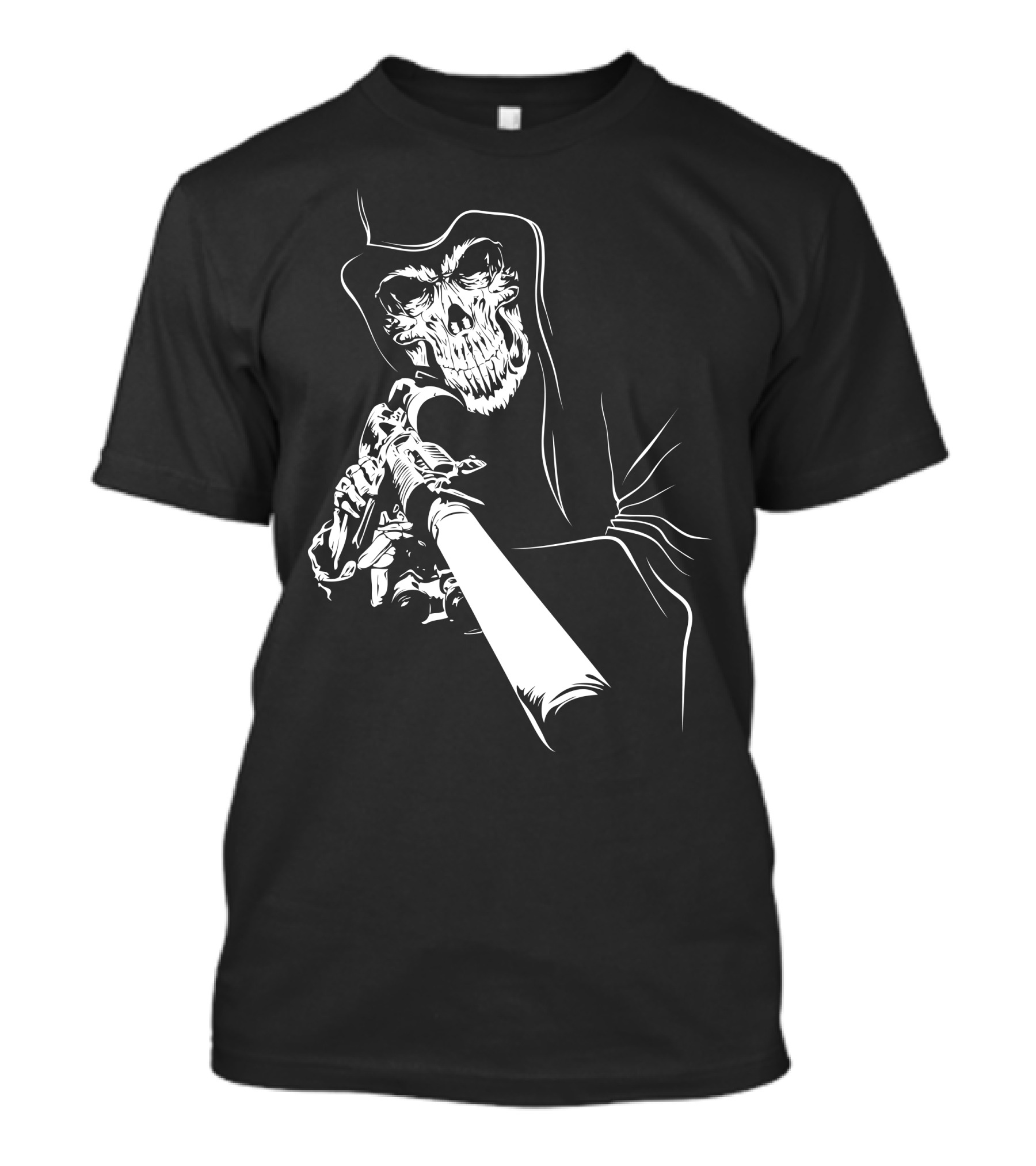 Grim Reaper Sniper Skull Grim Sniper T-Shirt