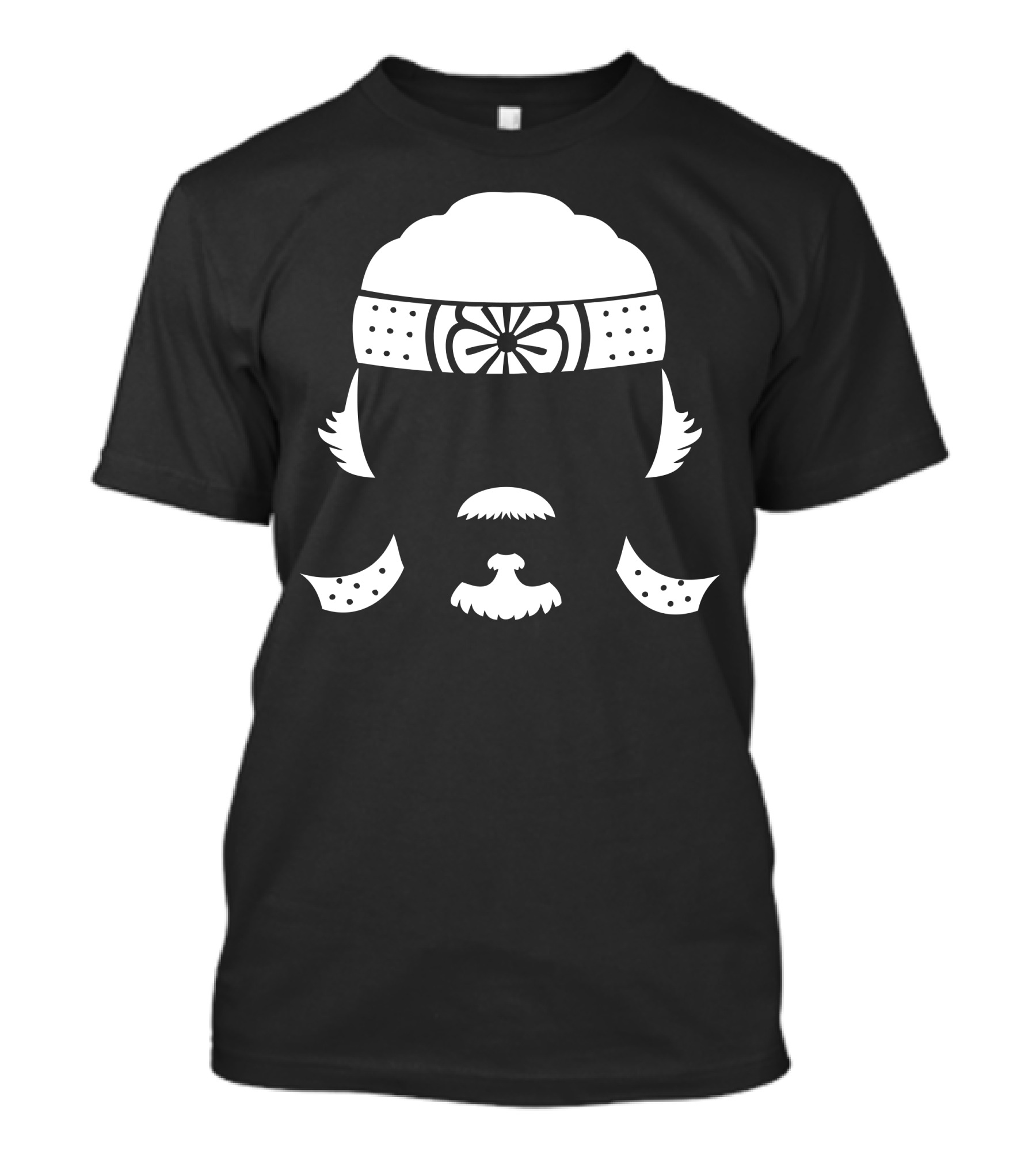 Karate Headband Style Hair Miyagi San T-Shirt