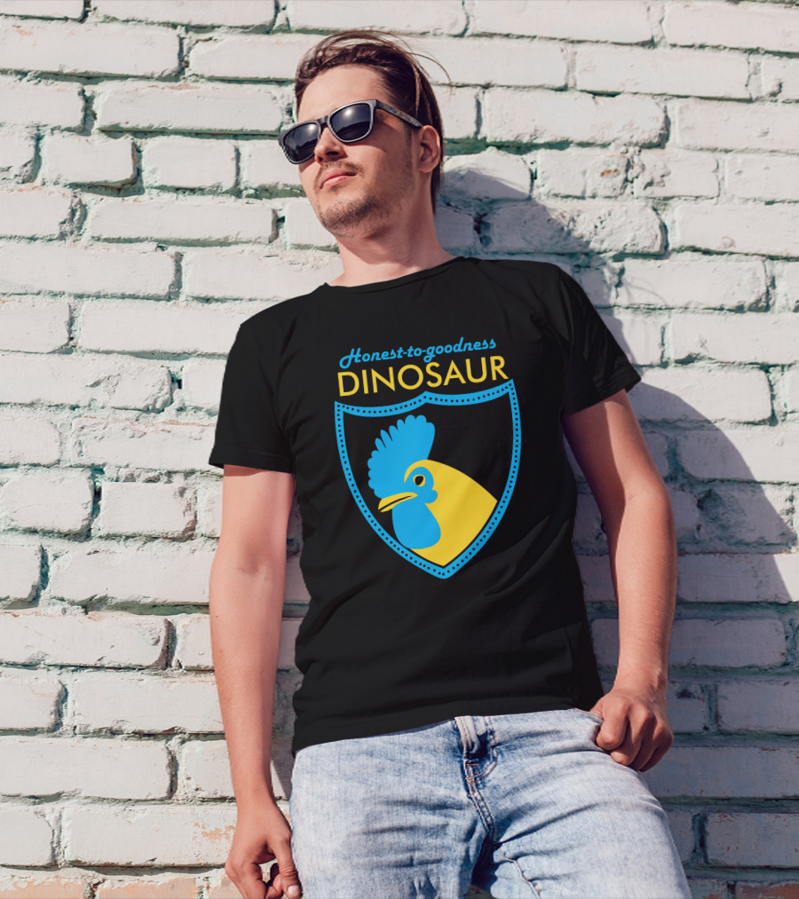 Honest-to-Goodness Dinosaur Rooster T-Shirt