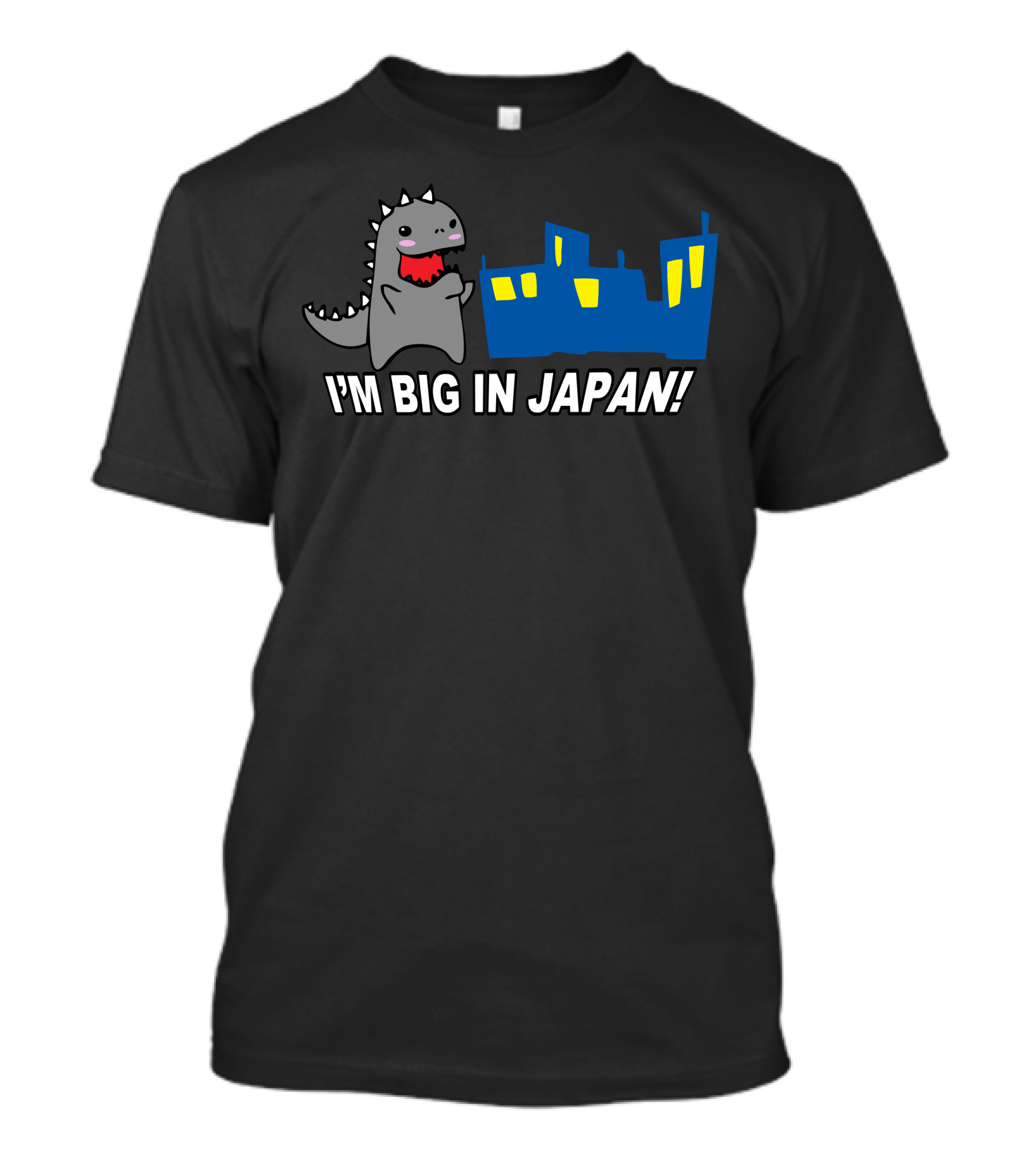 I'M BIG IN JAPAN Kaiju Cityscape Monster T-Shirt