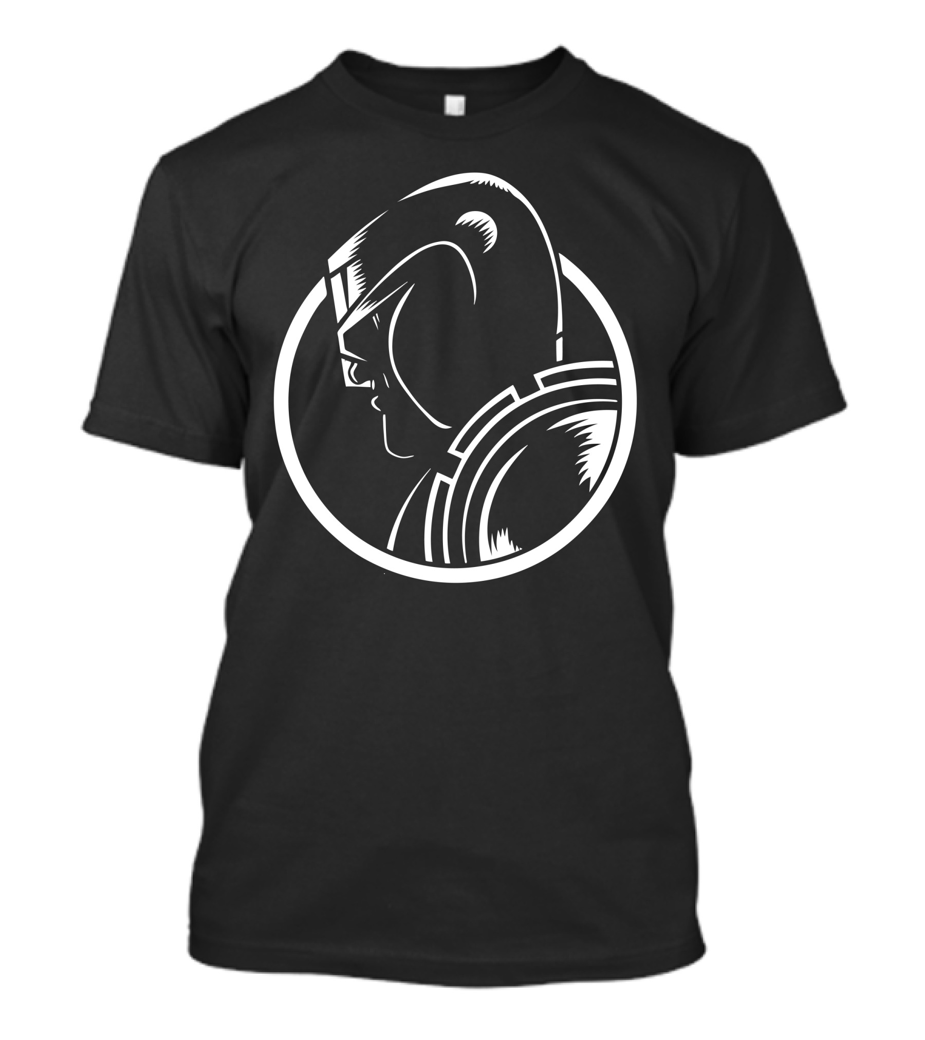 Judge Jury And Executioner Helmet Icon Circle T-Shirt