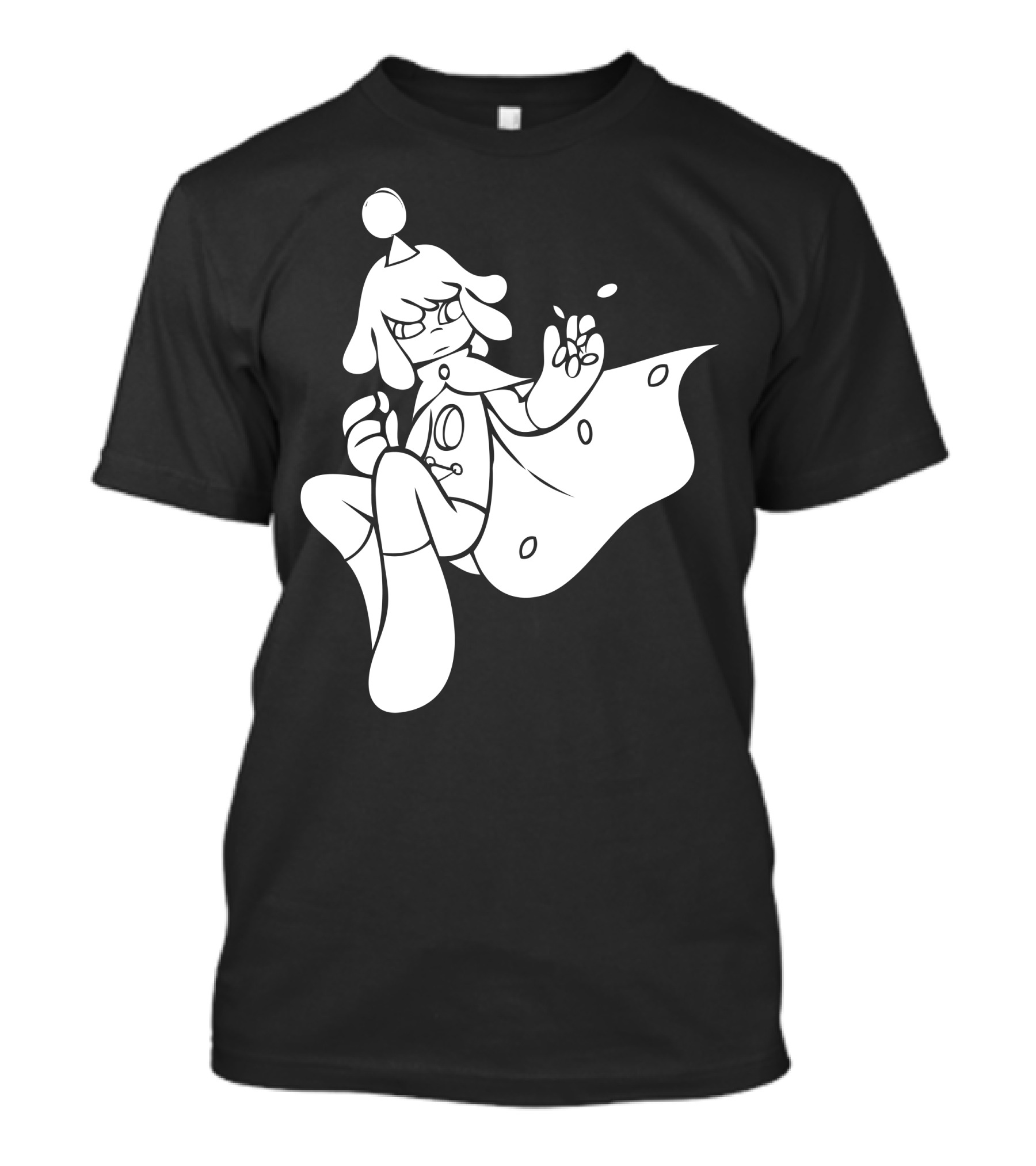 King Of Memories Whimsical Character With Floating Cape And Crown T-Shirt