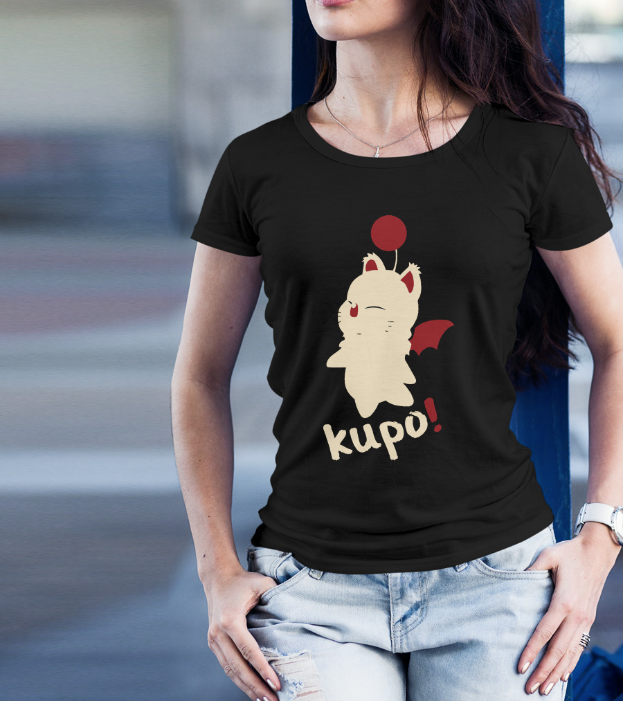 Kupo Moogle Final Fantasy Character Cute T-Shirt