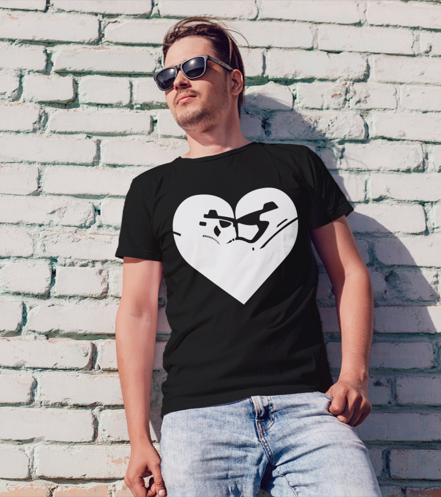 Stormtrooper Heart Love Wars T-Shirt
