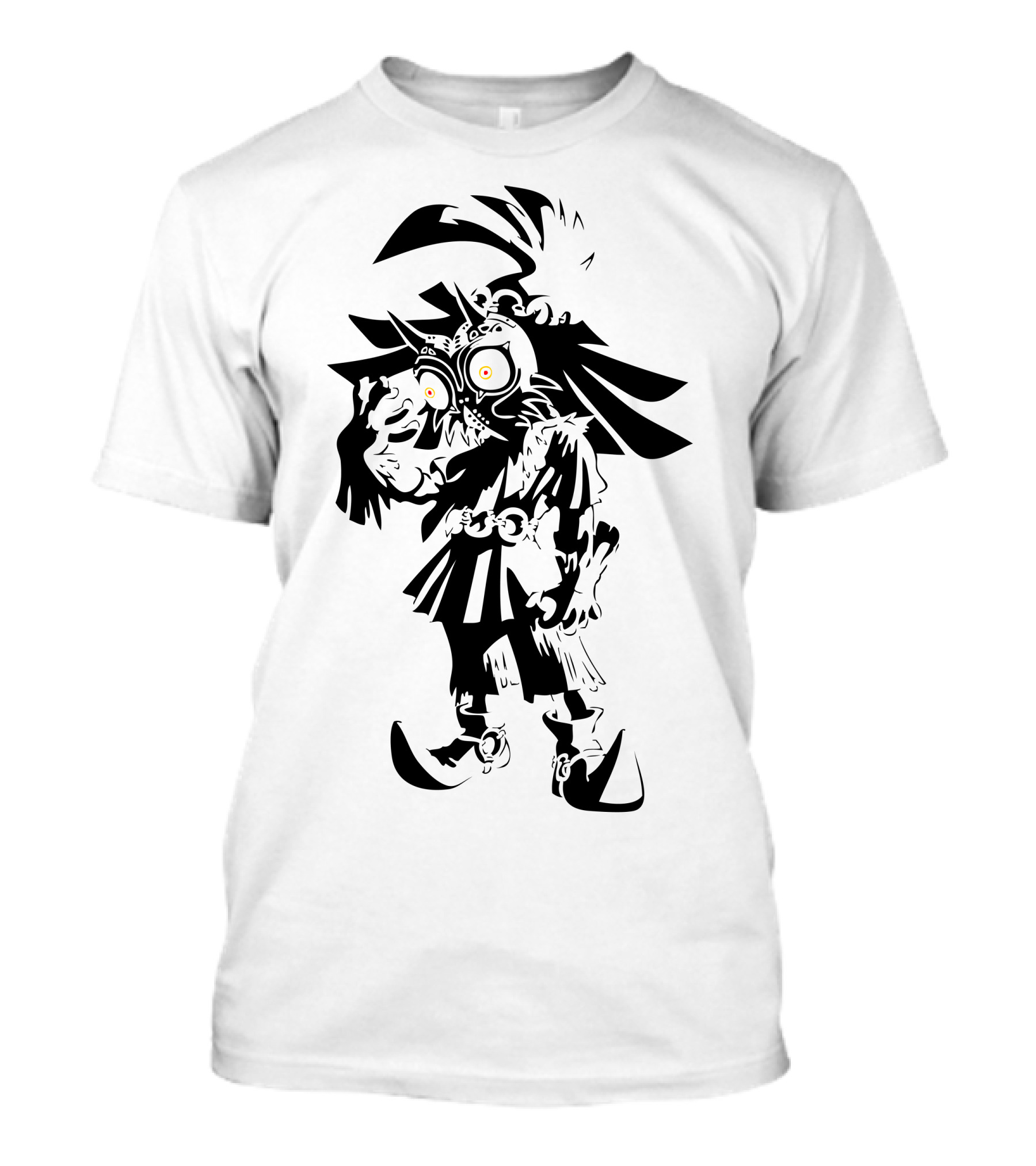 Majora's Mask Skull Kid Stencil T-Shirt