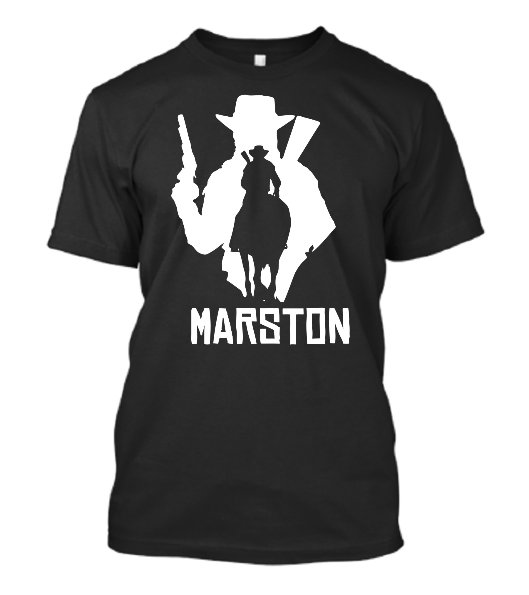 Marston Western Cowboy Silhouette Horseback T-Shirt