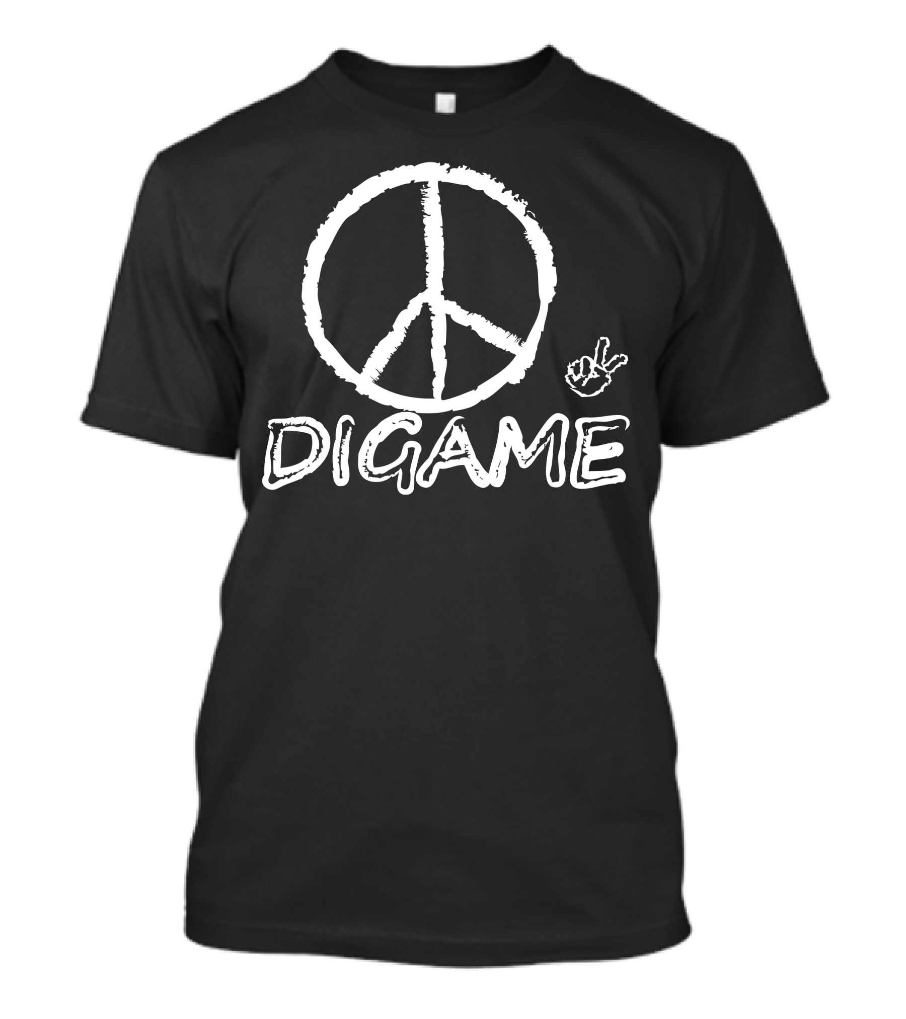 PEACE DIGAME Symbolic Gesture T-Shirt