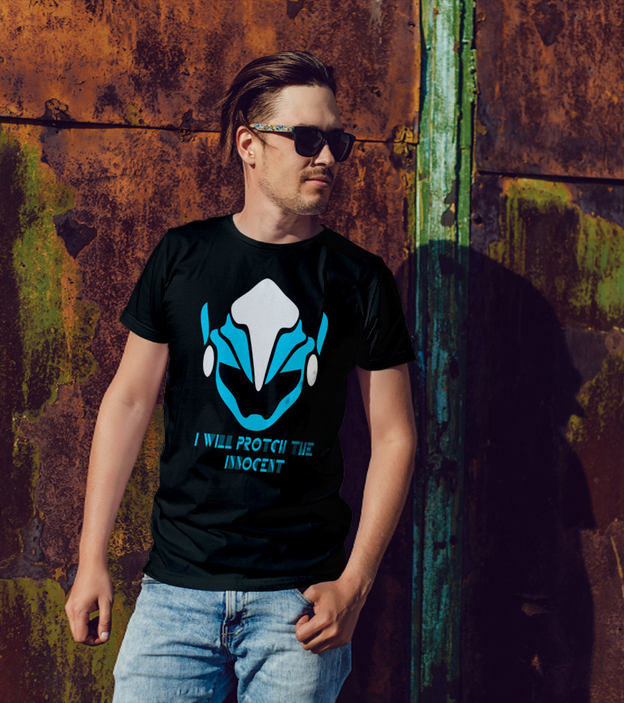 Phara I Will Protch The Innocent Gaming Mask T-Shirt