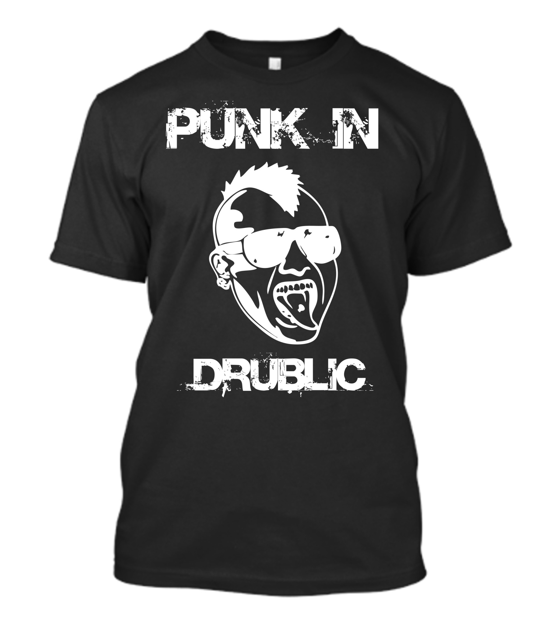 Punk In Drublic Mohawk Glasses T-Shirt