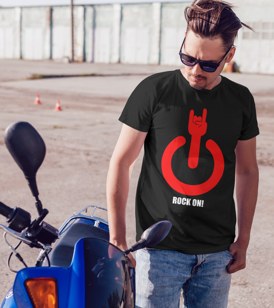 ROCK ON Hand Gesture Power T-Shirt