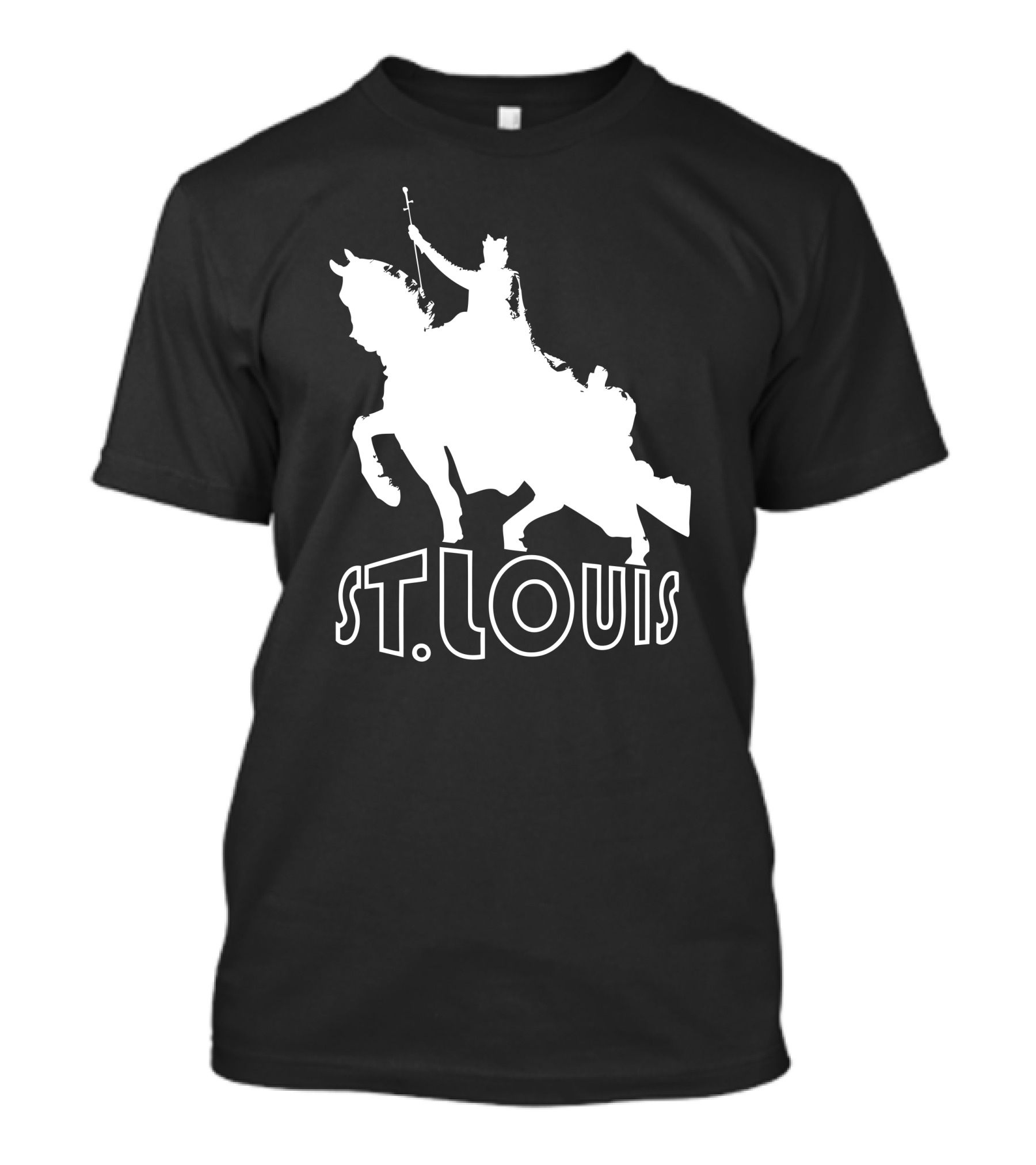 St. Louis Equestrian Statue Silhouette Classic T-Shirt