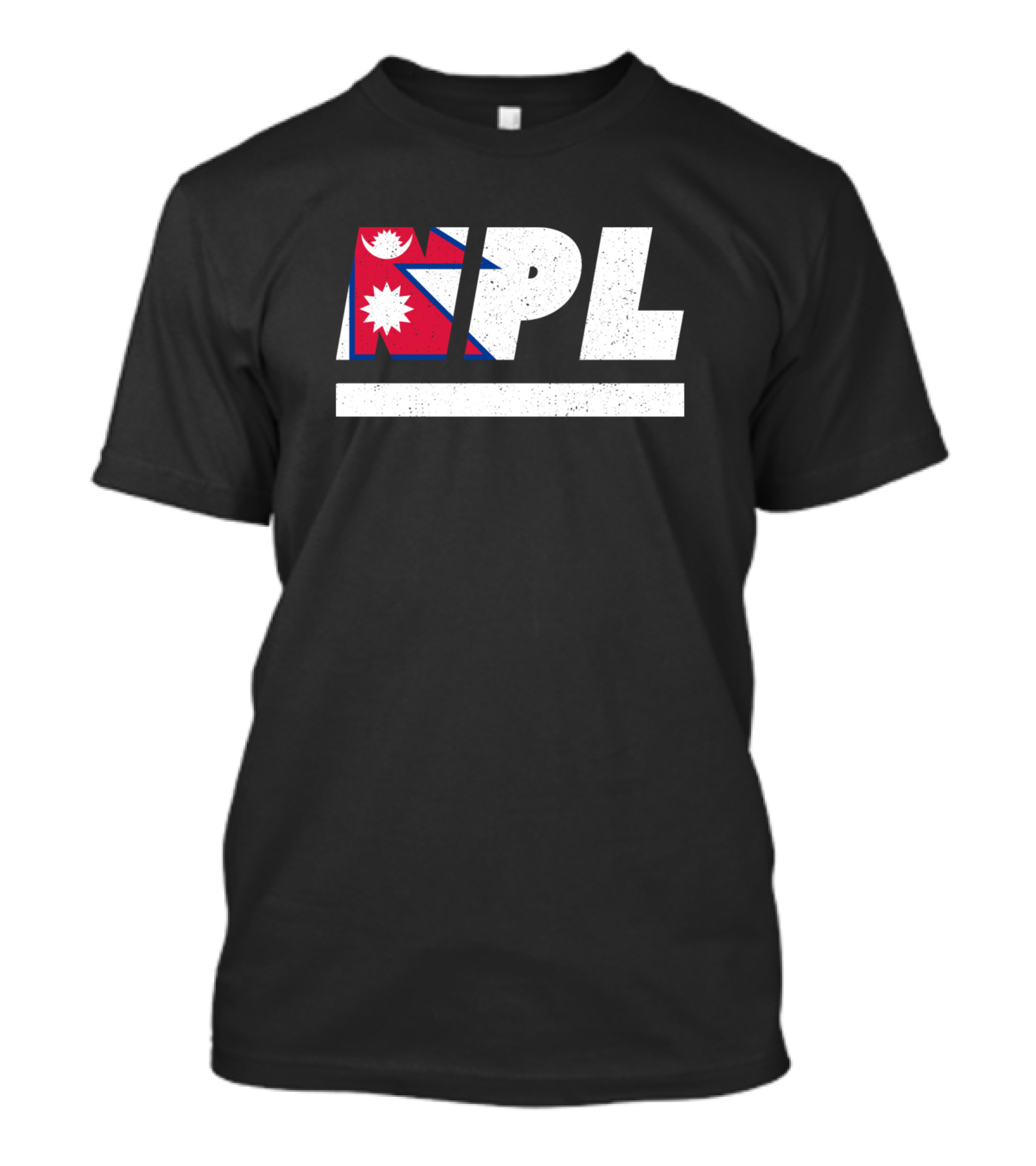 NPL Nepal Himalaya Flag Icon Iso Code 3166 T-Shirt