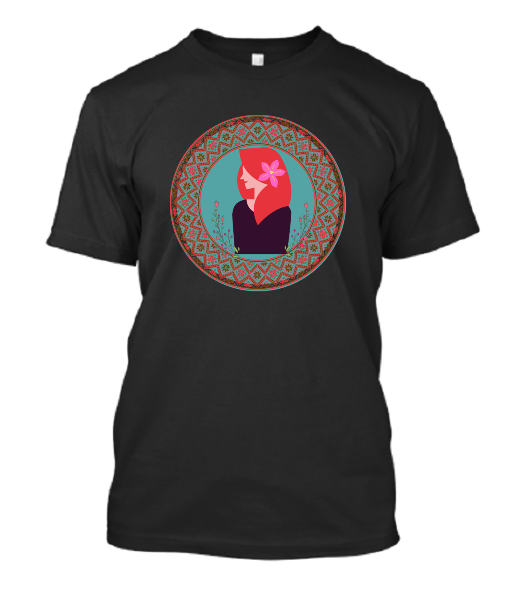 Pretty Woman Mandala Floral T-Shirt