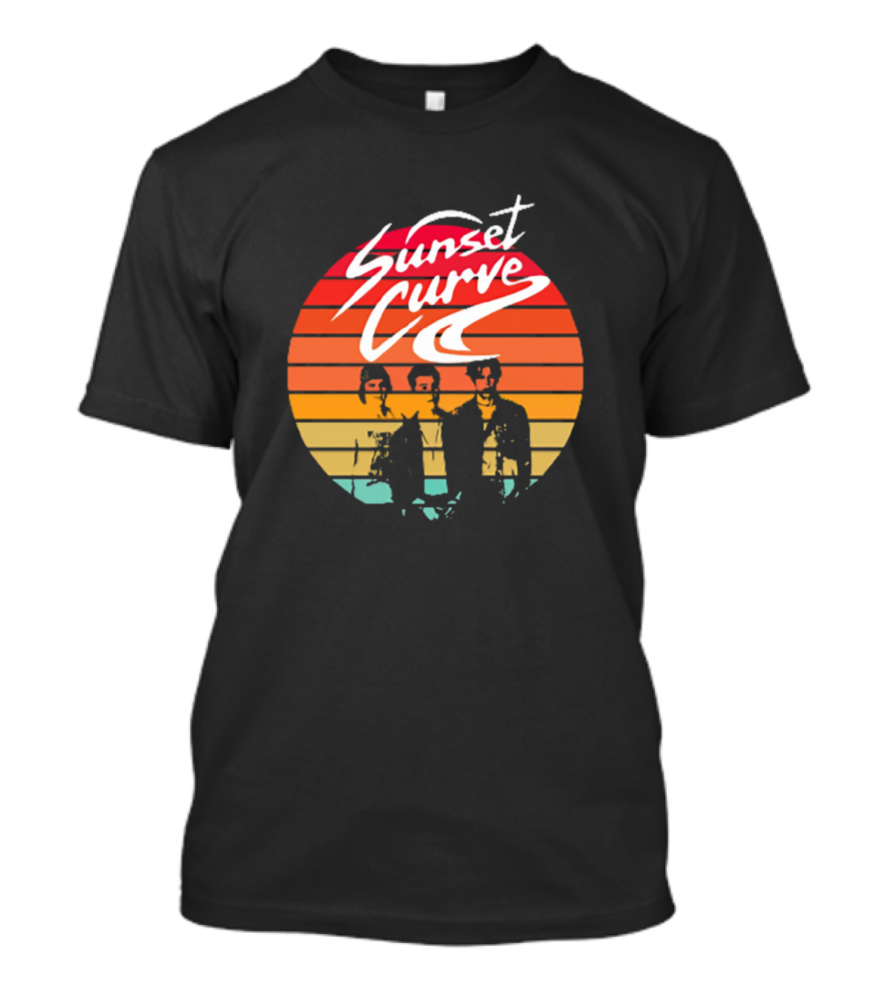 Sunset Curve Band Retro T-Shirt