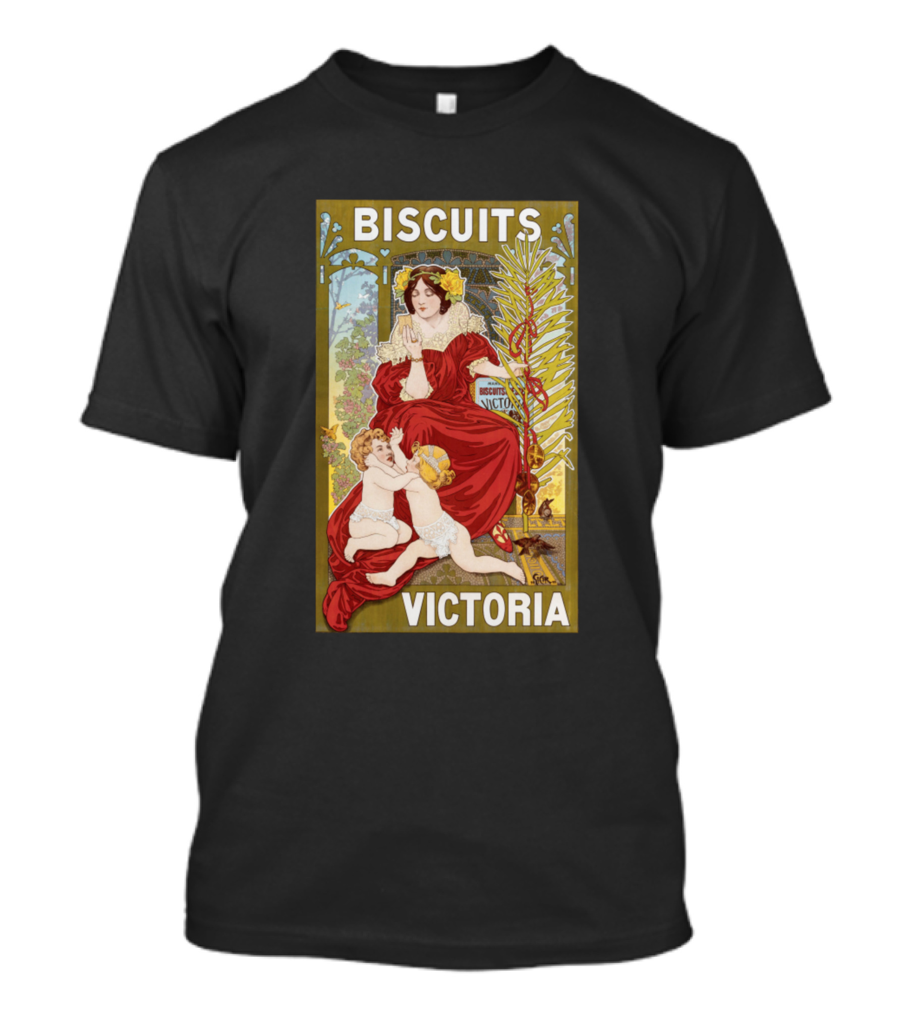 BISCUITS VICTORIA Vintage Art Nouveau T-Shirt