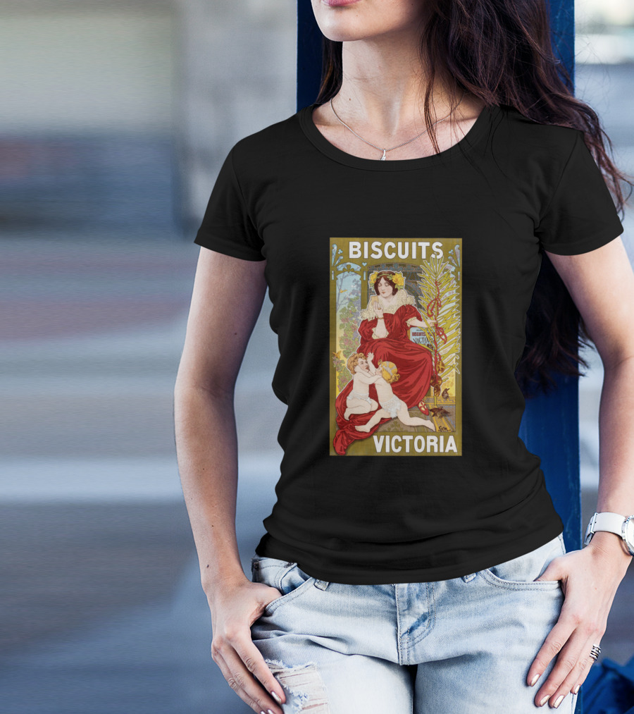 BISCUITS VICTORIA Vintage Art Nouveau T-Shirt