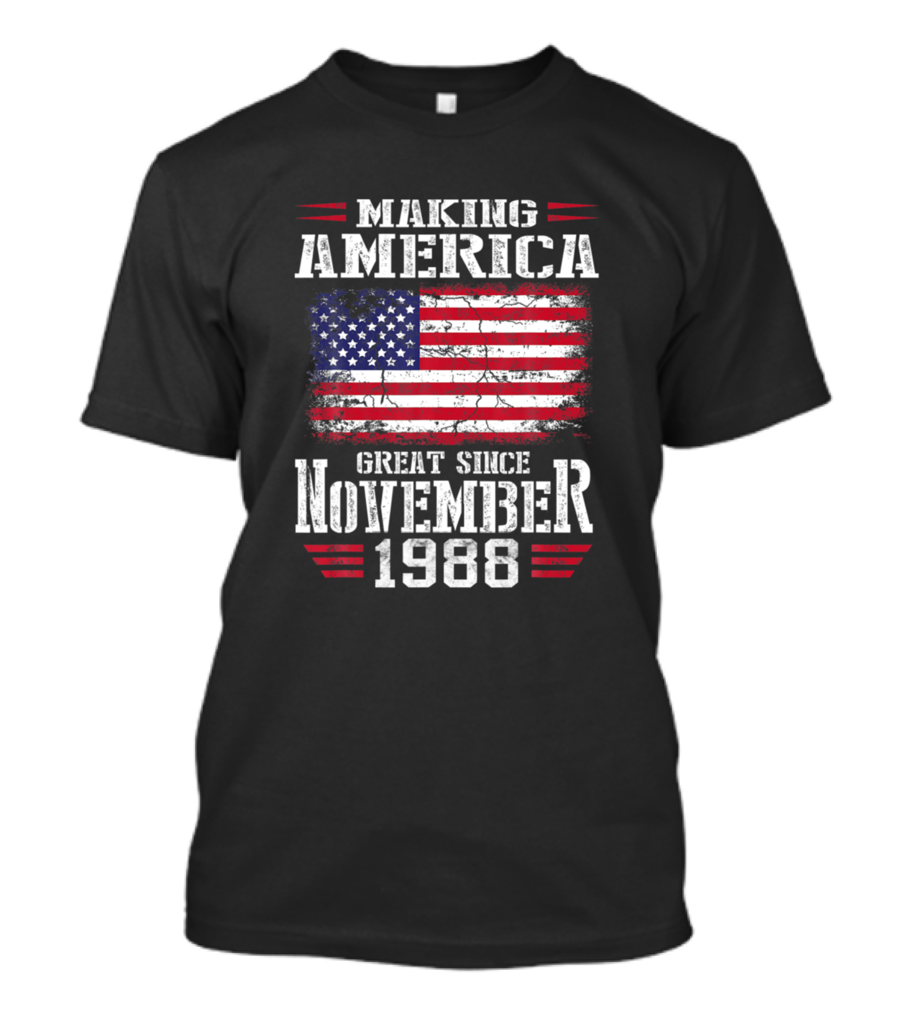 Making America Great Since November 1988 Vintage Birthday T-Shirt