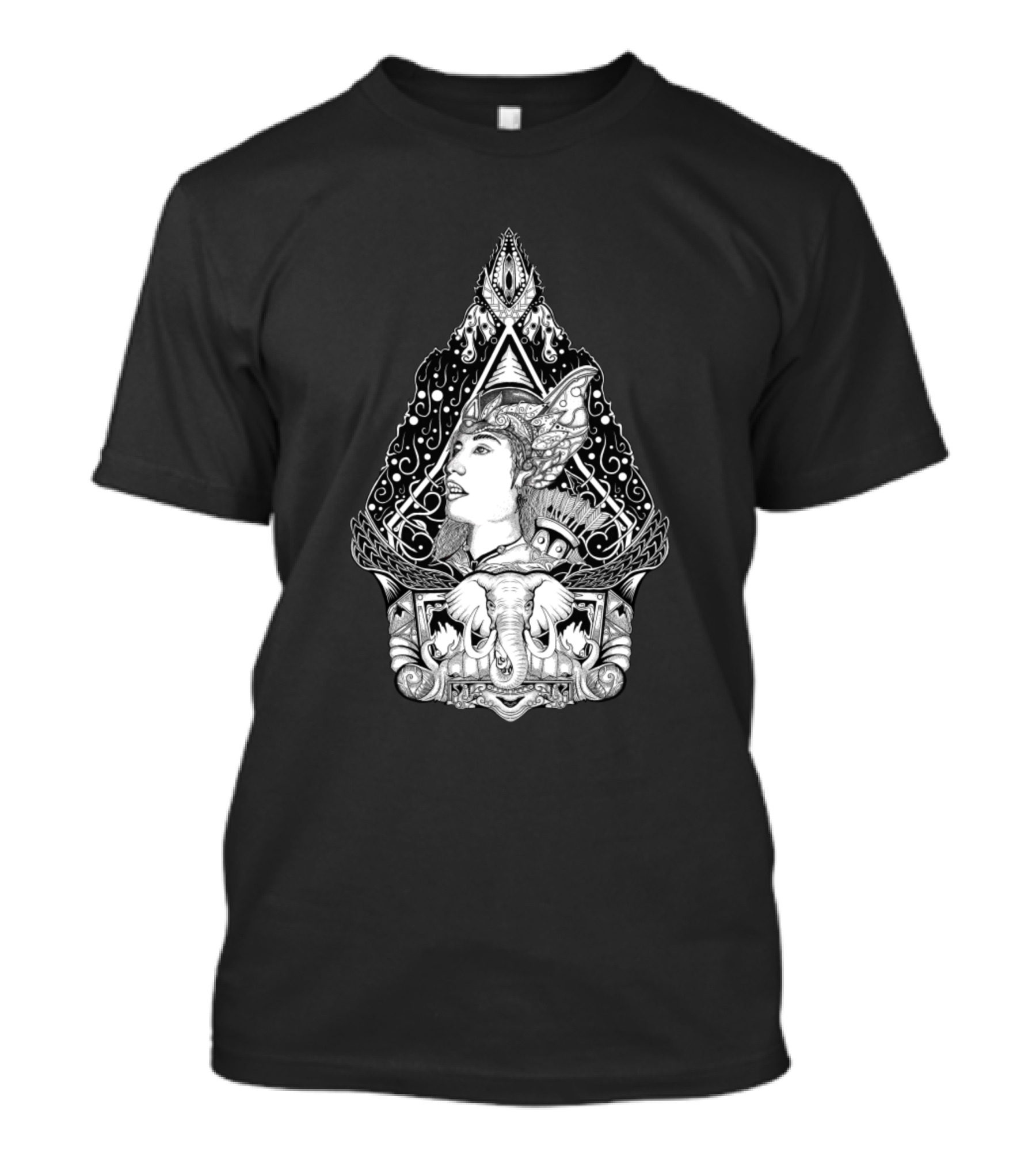 Sad Elephants And Intricate Tribal T-Shirt