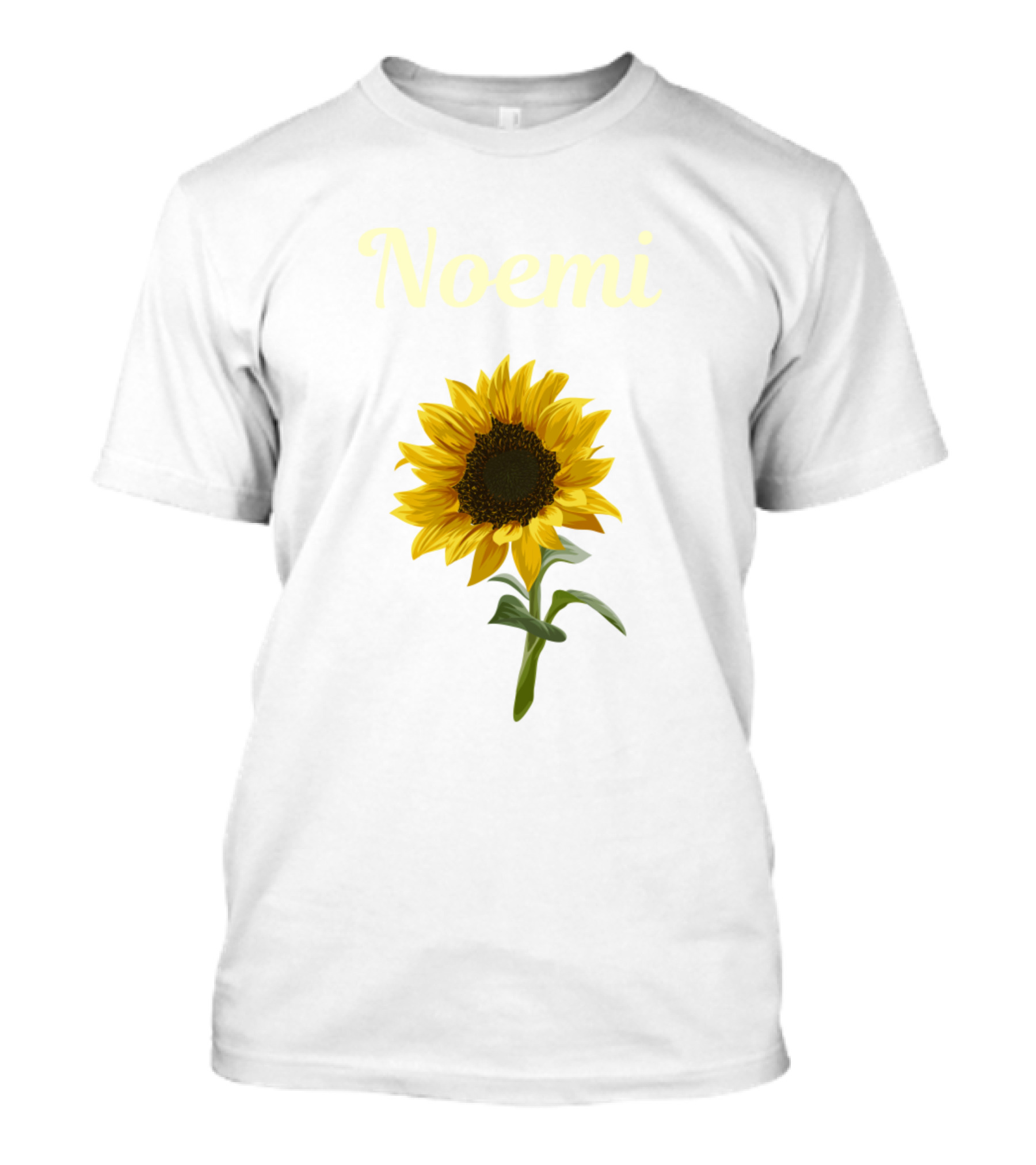 Noemi Sunflower Name T-Shirt