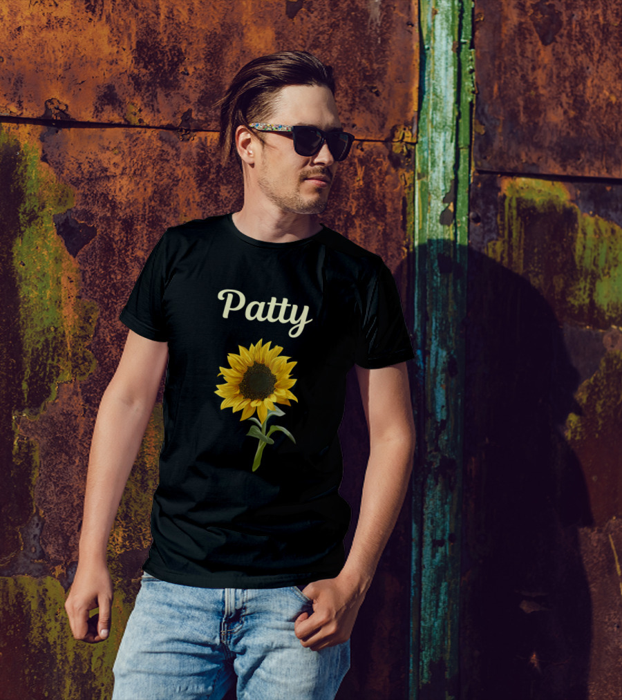 Patty Sunflower Name T-Shirt