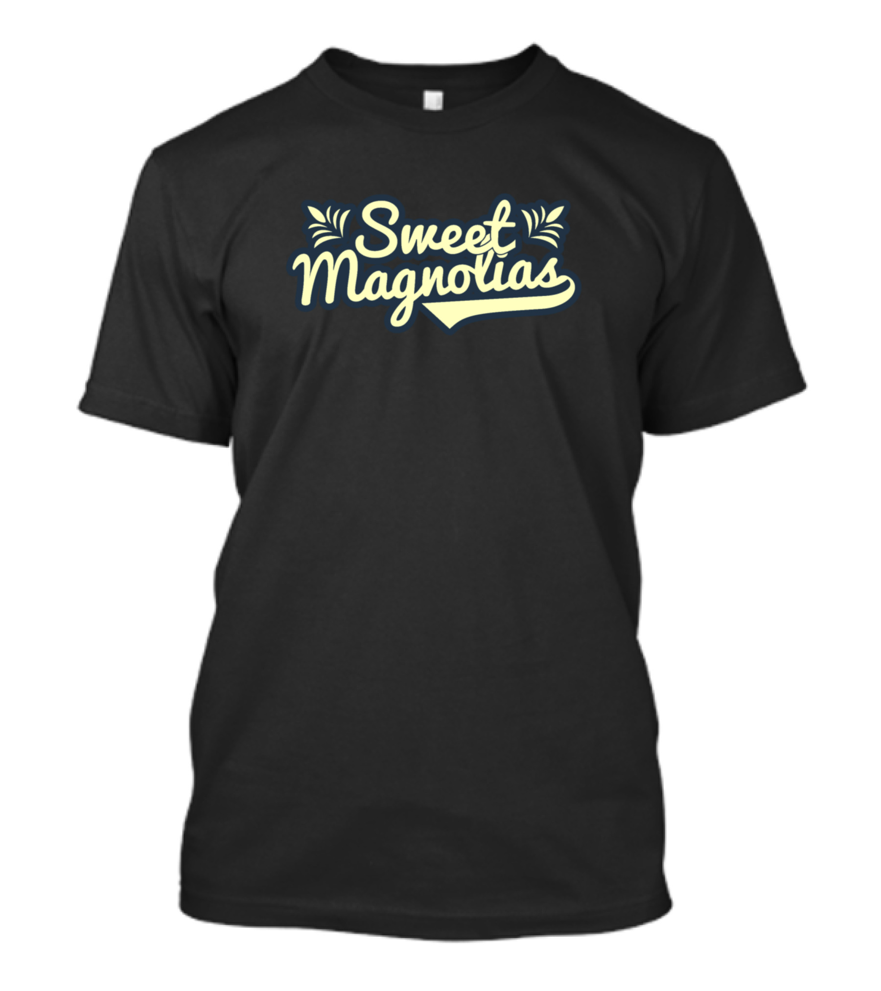 Sweet Magnolias Netflix Script Logo With Magnolia Flower Accents T-Shirt