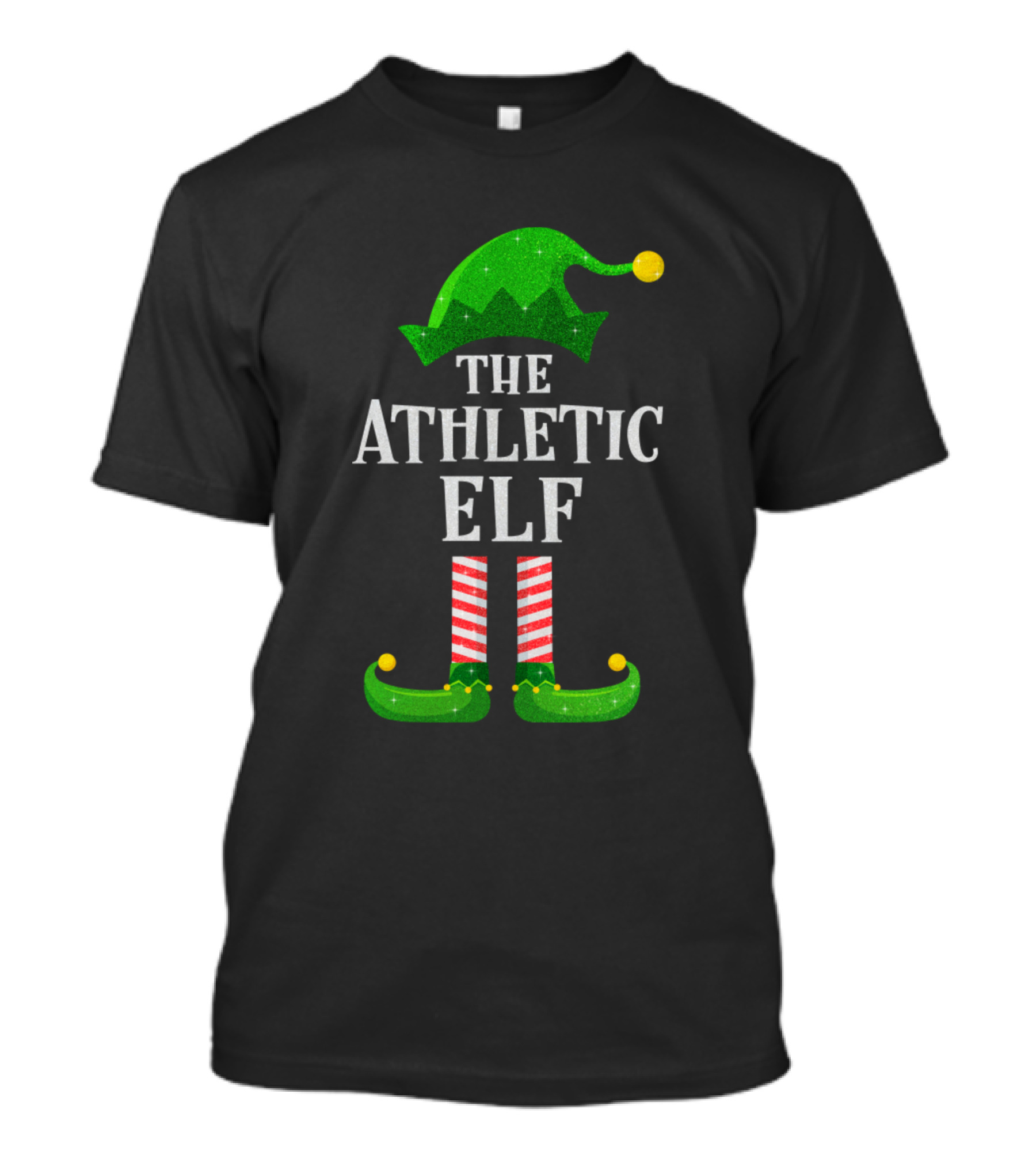 The Athletic Elf Family Christmas Matching Outfits Holiday T-Shirt