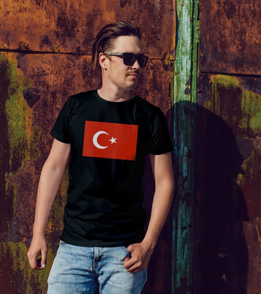 Turkey National Flag Crescent Star Red T-Shirt