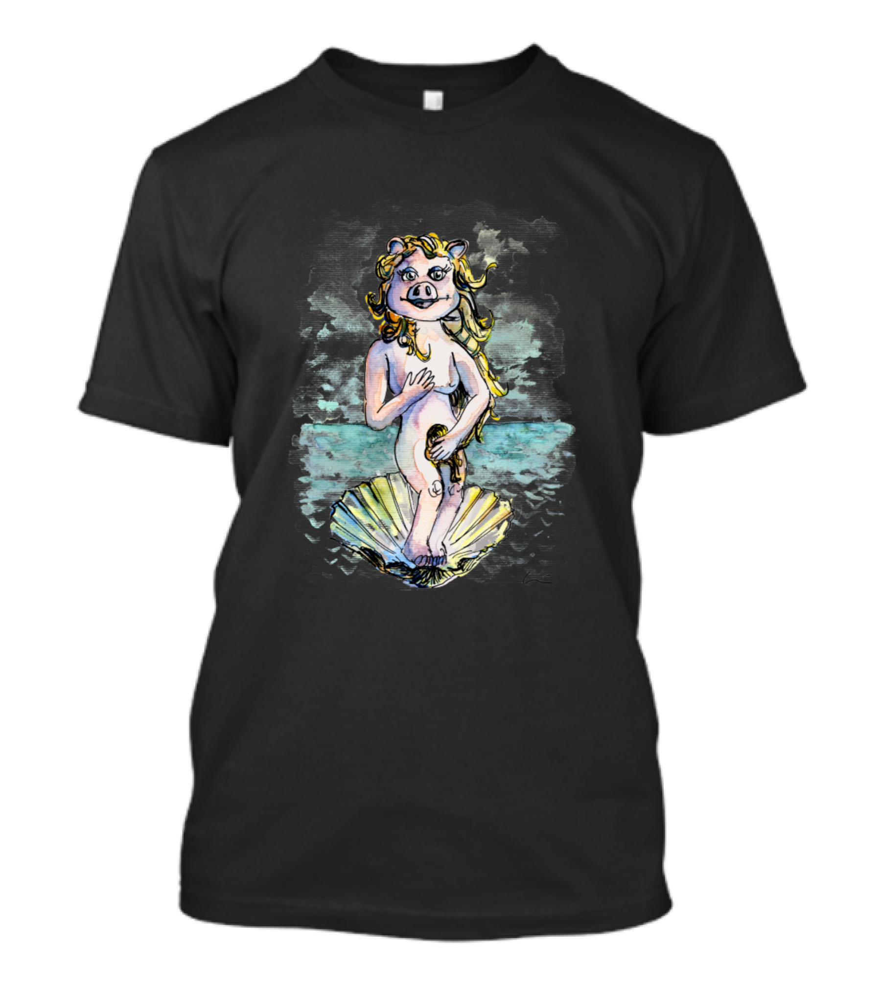 Venus Peggy Pop Culture Mashup T-Shirt