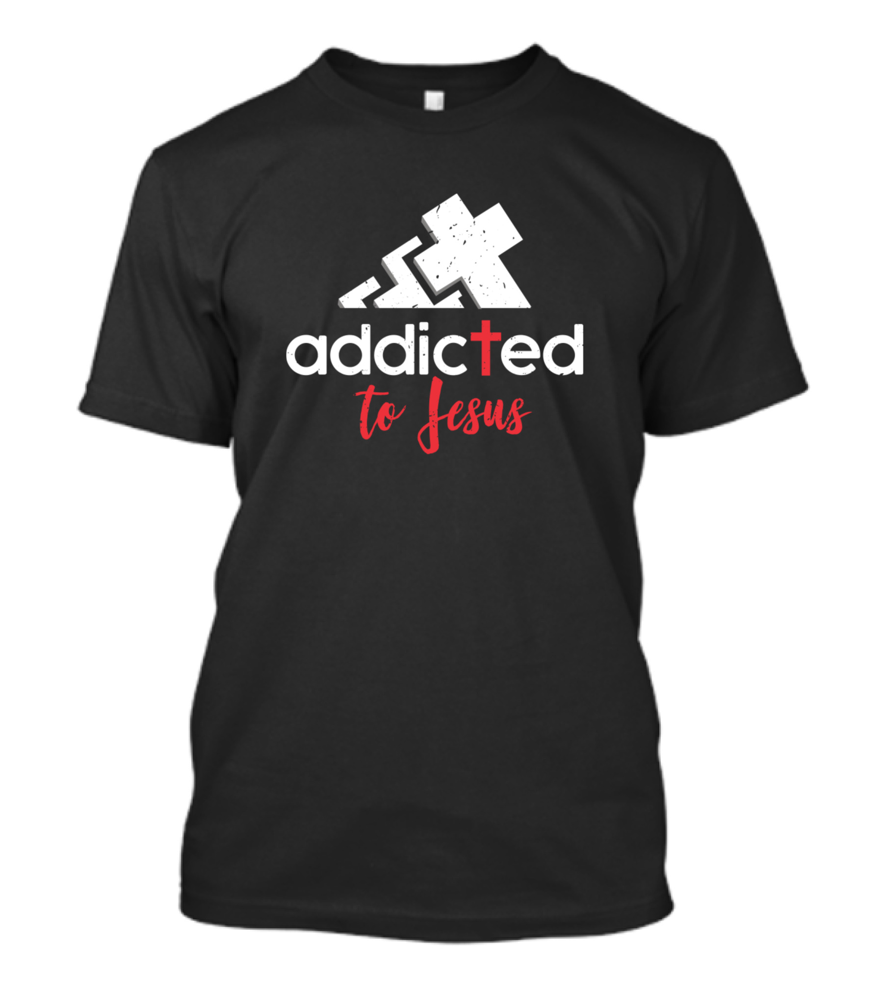 Addicted To Jesus Christian Cross T-Shirt