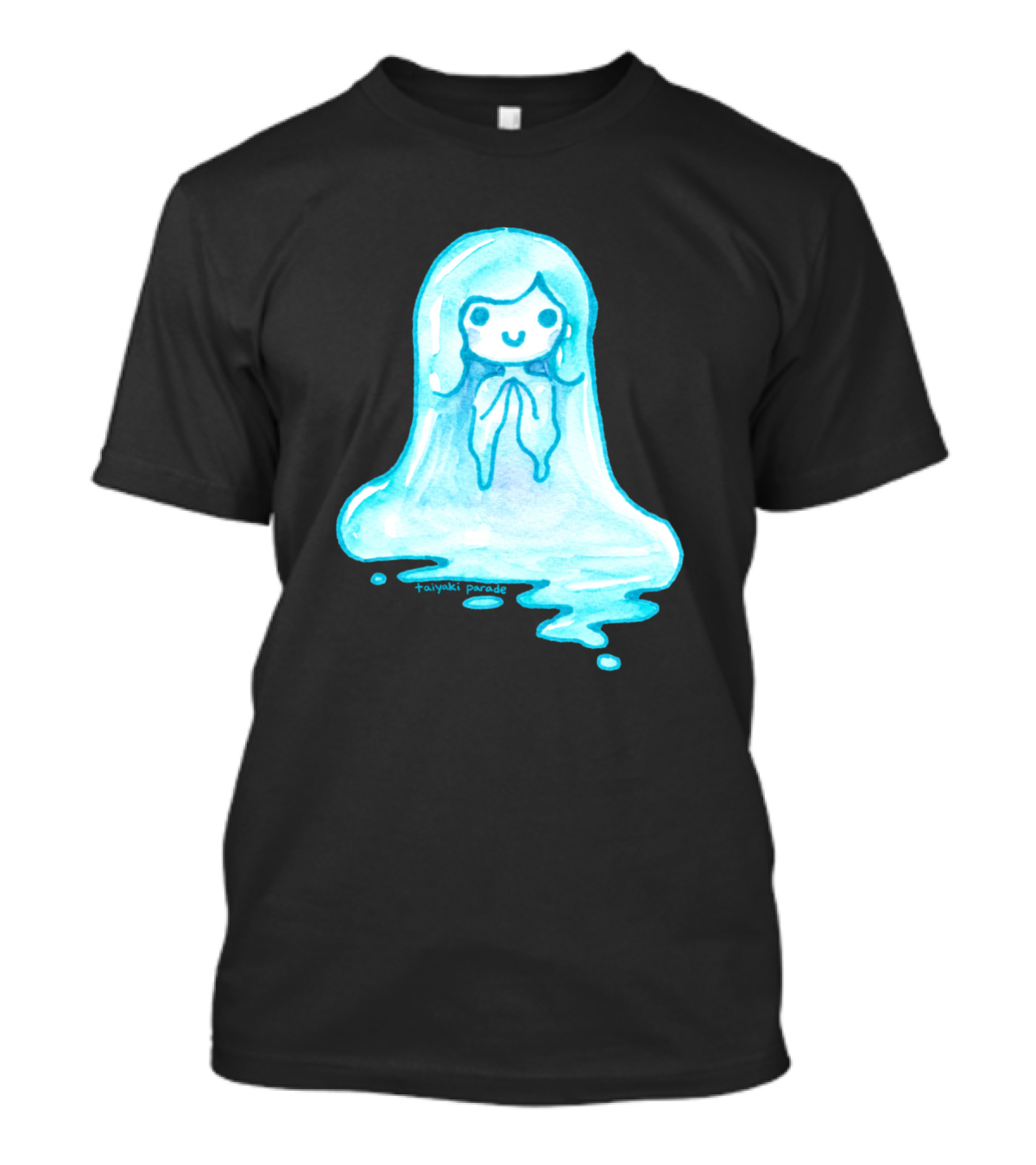 Asrai Tayuki Parade Blue Ghostly Figure T-Shirt