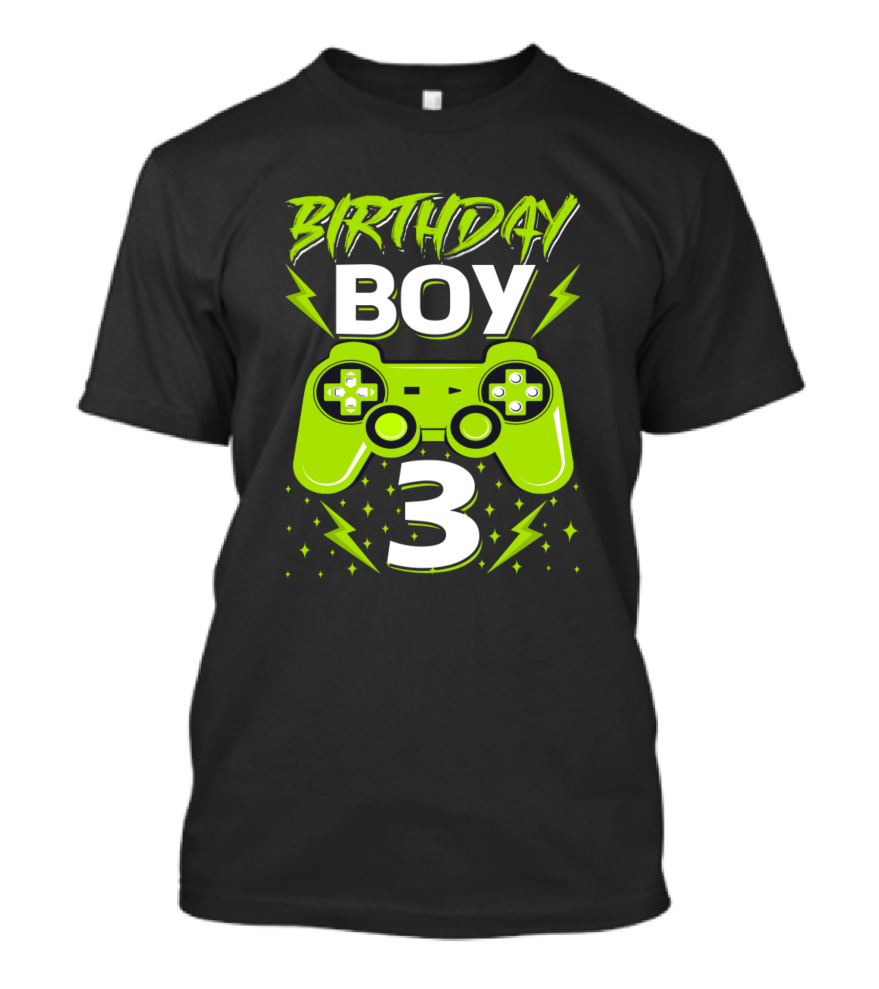 Birthday Boy 3 Gamer Video Game Controller 3rd T-Shirt