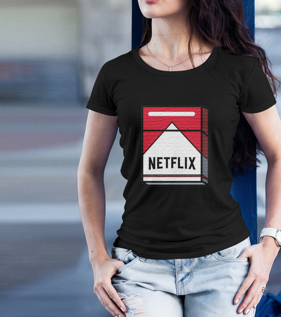 Netflix Cigarette Pack T-Shirt