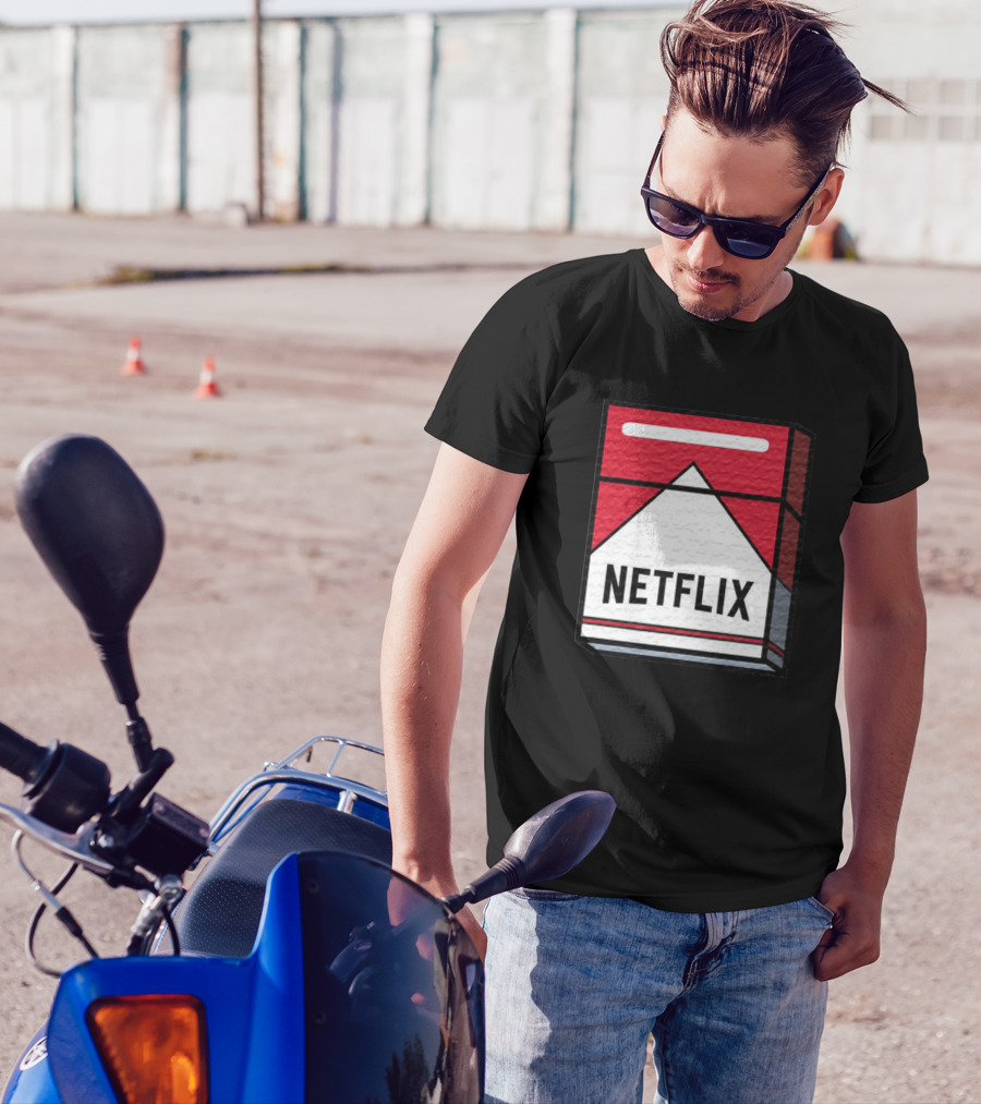 Netflix Cigarette Pack T-Shirt