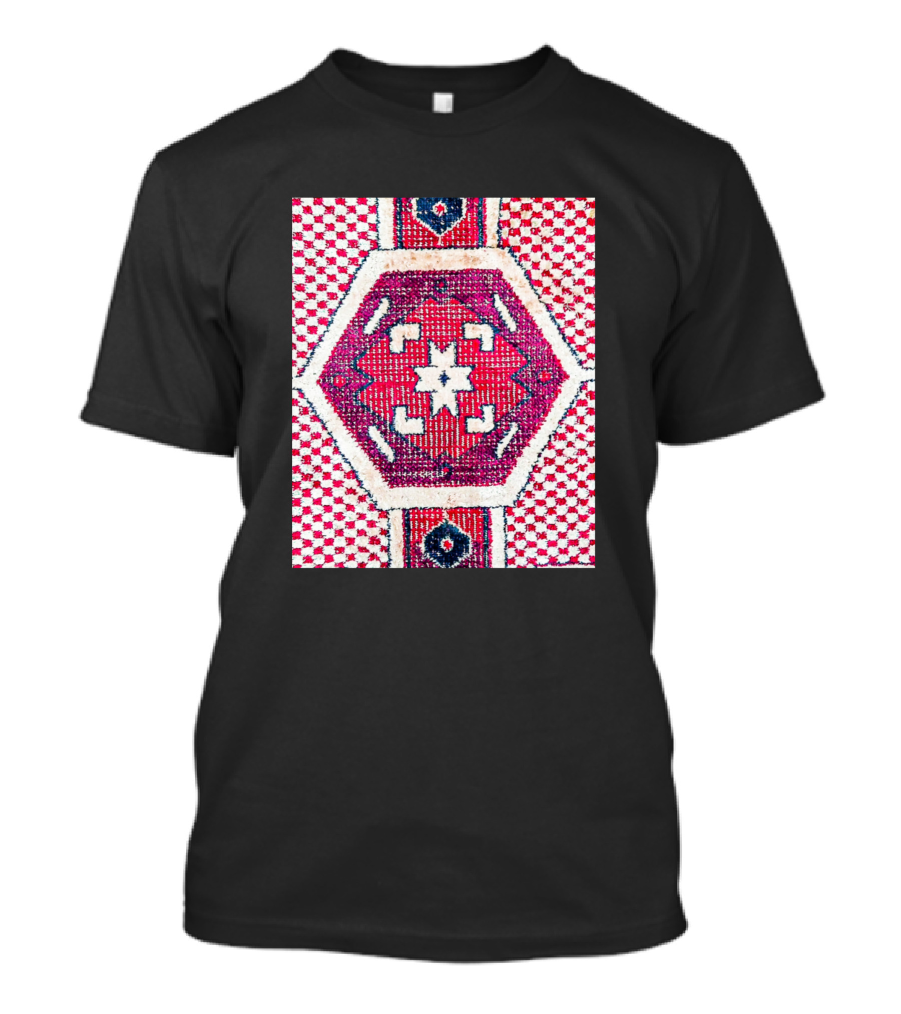 Classic Red Hexagonal Star T-Shirt
