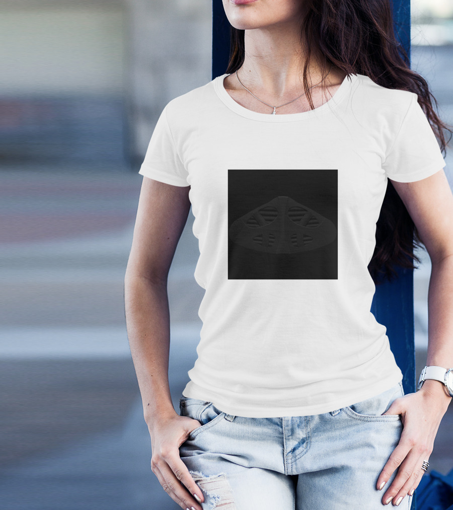 Dune Ornithopter Wing Design Black T-Shirt
