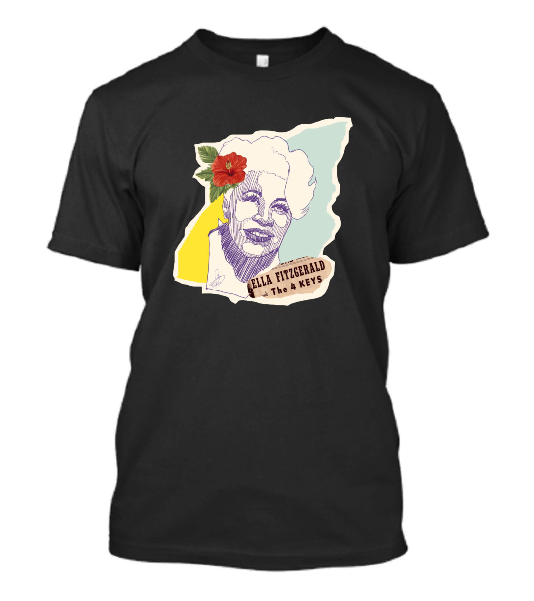 Ella Fitzgerald The 4 Keys Again And Again T-Shirt