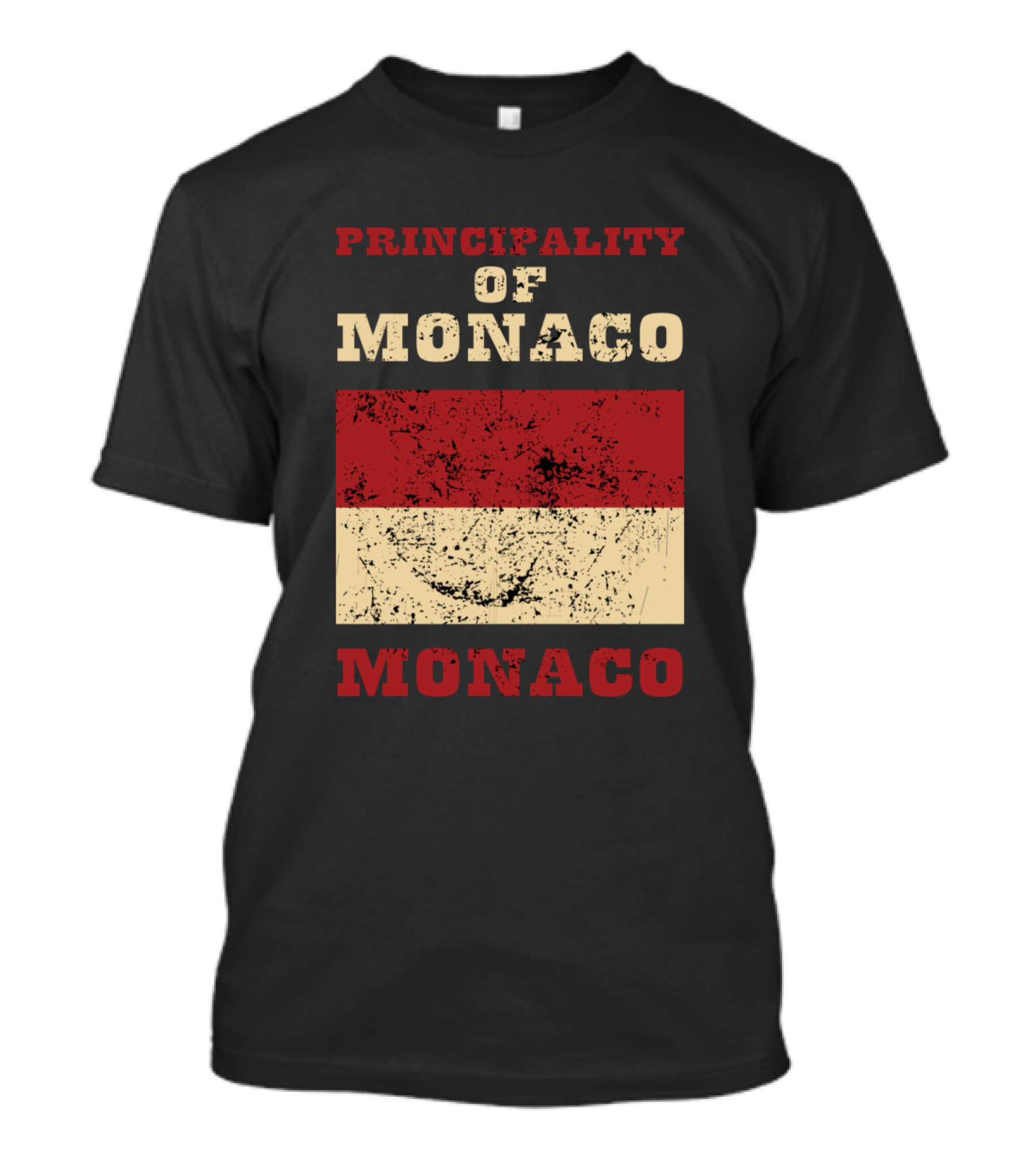 Principality Of Monaco Flag T-Shirt