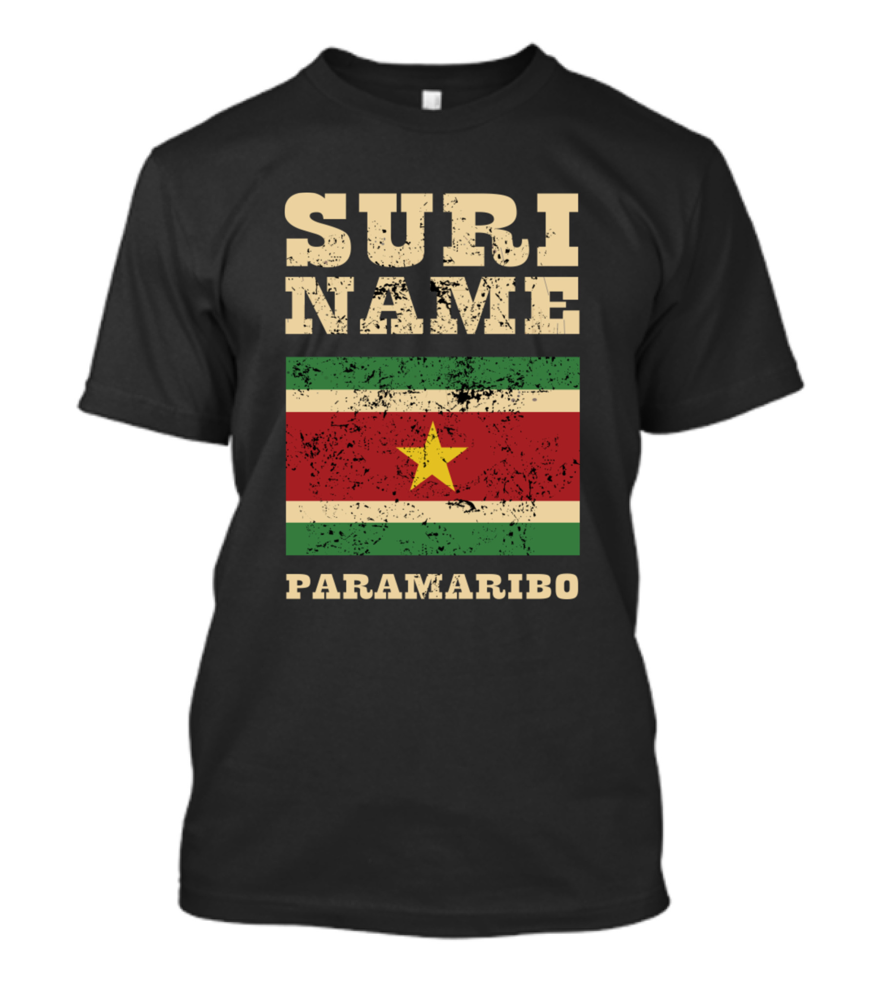 SURINAME PARAMARIBO Flag Of Suriname T-Shirt