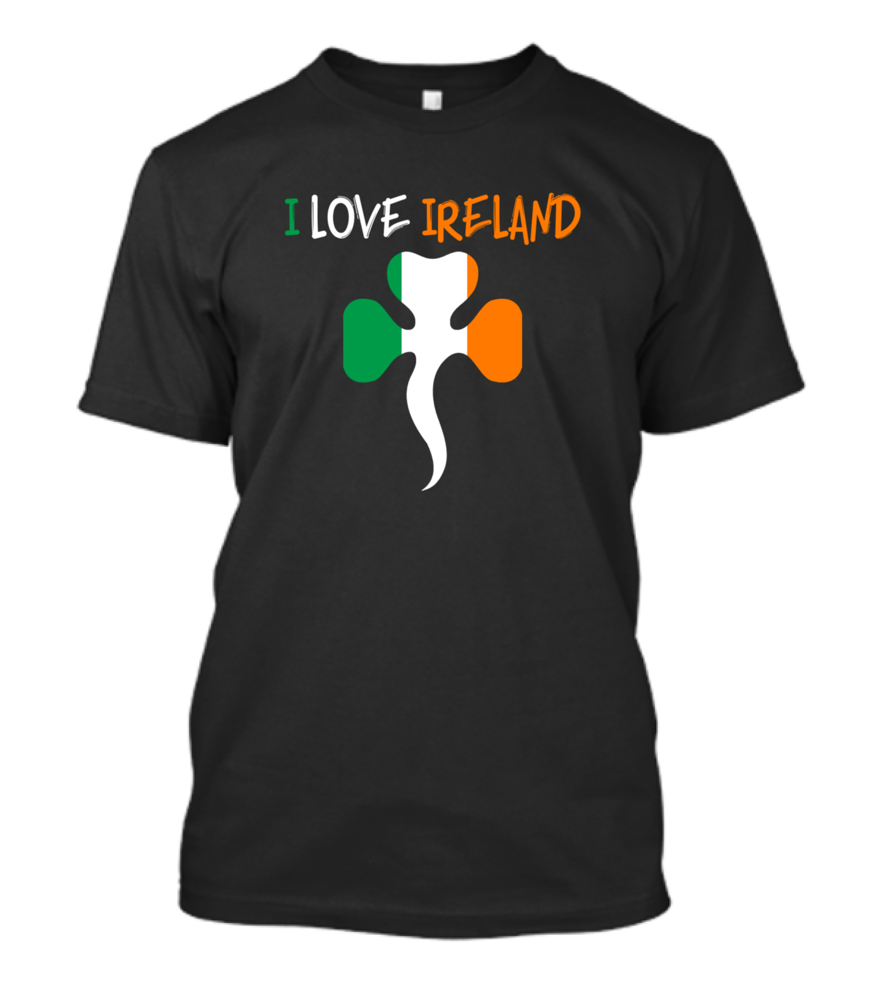I Love Ireland Irish Shamrock T-Shirt