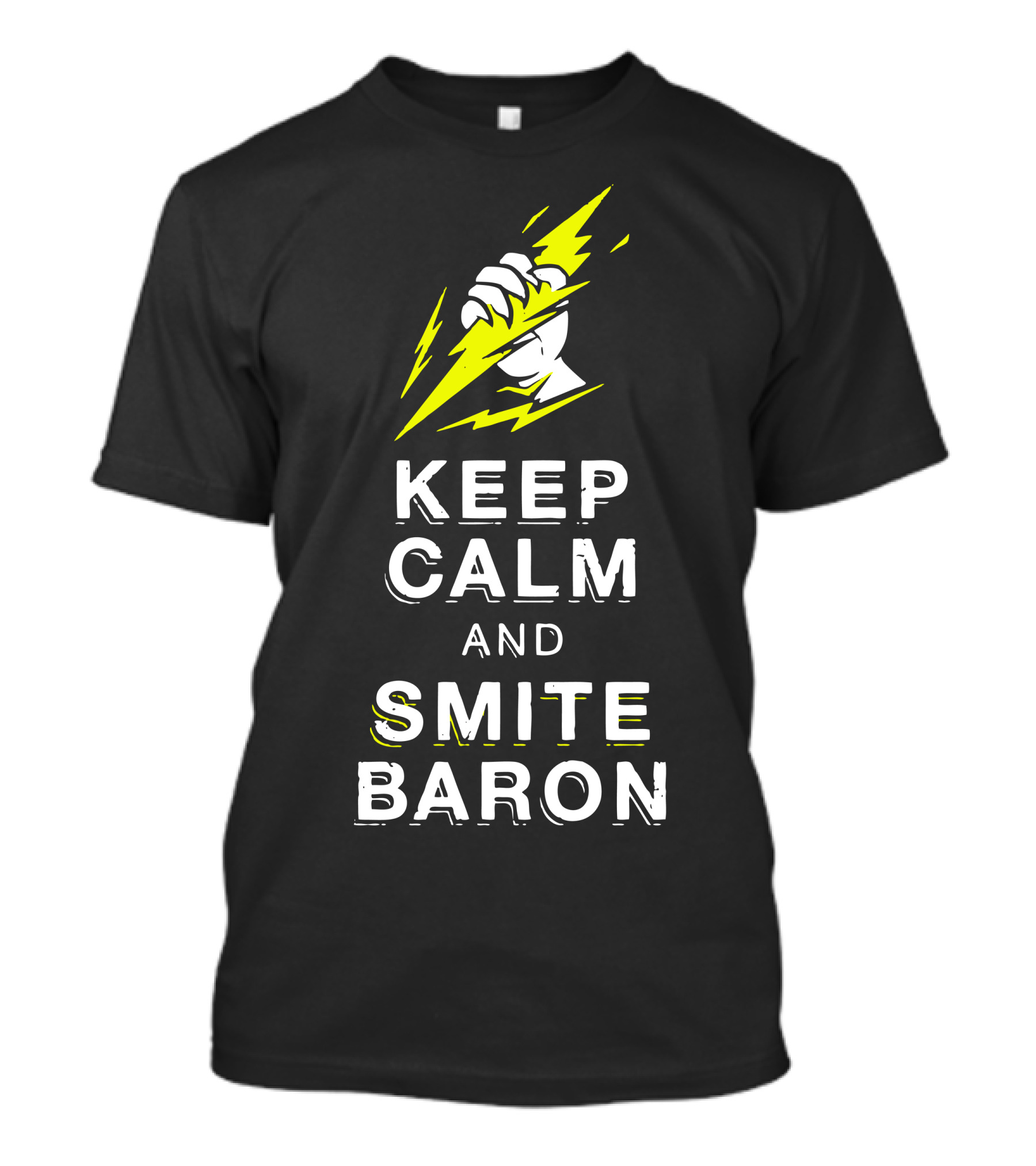 Keep Calm And Smite Baron Lightning Hand T-Shirt